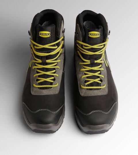 Water-resistant high-cut safety shoes  SPORT DIATEX HIGH S7S BLACK/STEEL GRAY - Utility