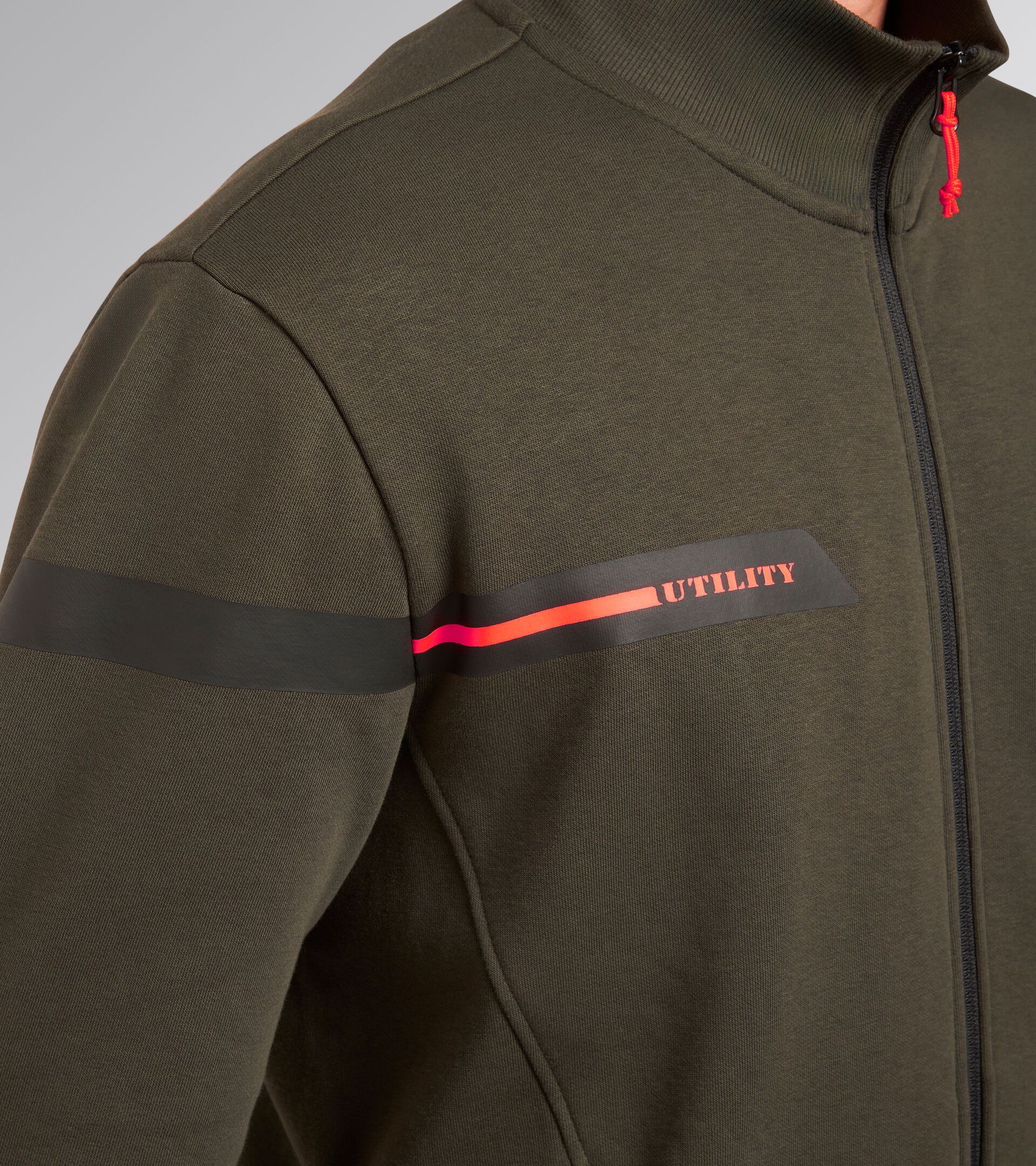 Full-Zip-Sweatshirt SWEATSHIRT STRETCH 2.0 TIEFSTE TIEFE - Utility