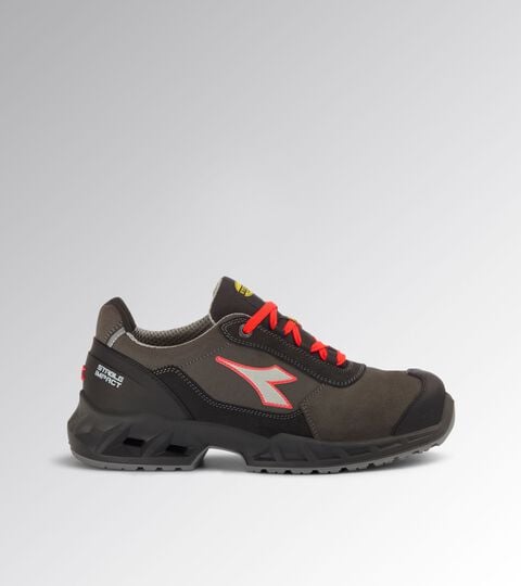 Niedriger Arbeitsschuh SHARK STAB IMP LEAT LOW S3 SRC ESD NERO/ROSSO FLUO - Utility