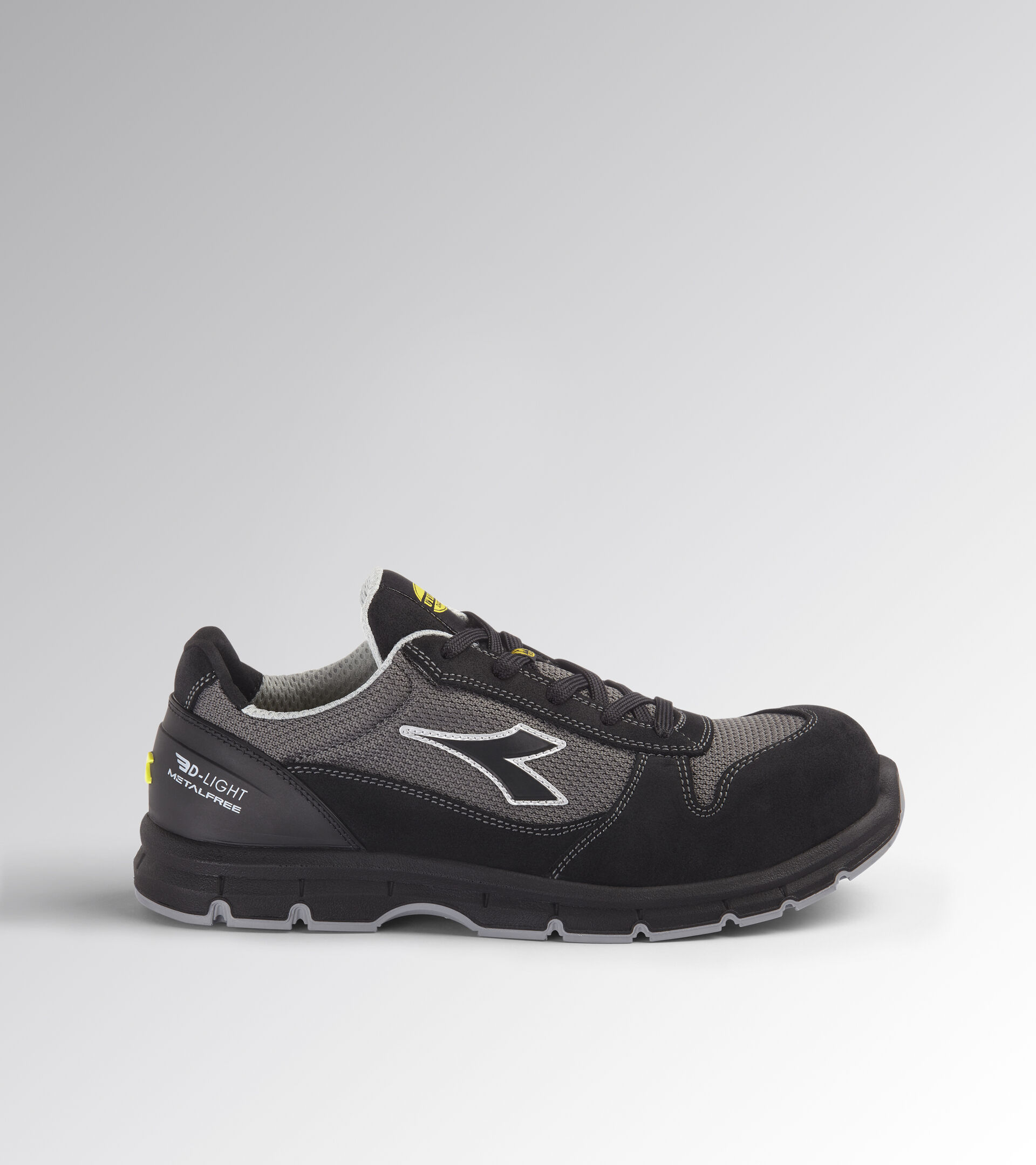 Scarpa antinfortunistica bassa RUN TEXT LOW MET FREE S1PL FO SR ESD NERO/GRIGIO ANTRACITE - Utility