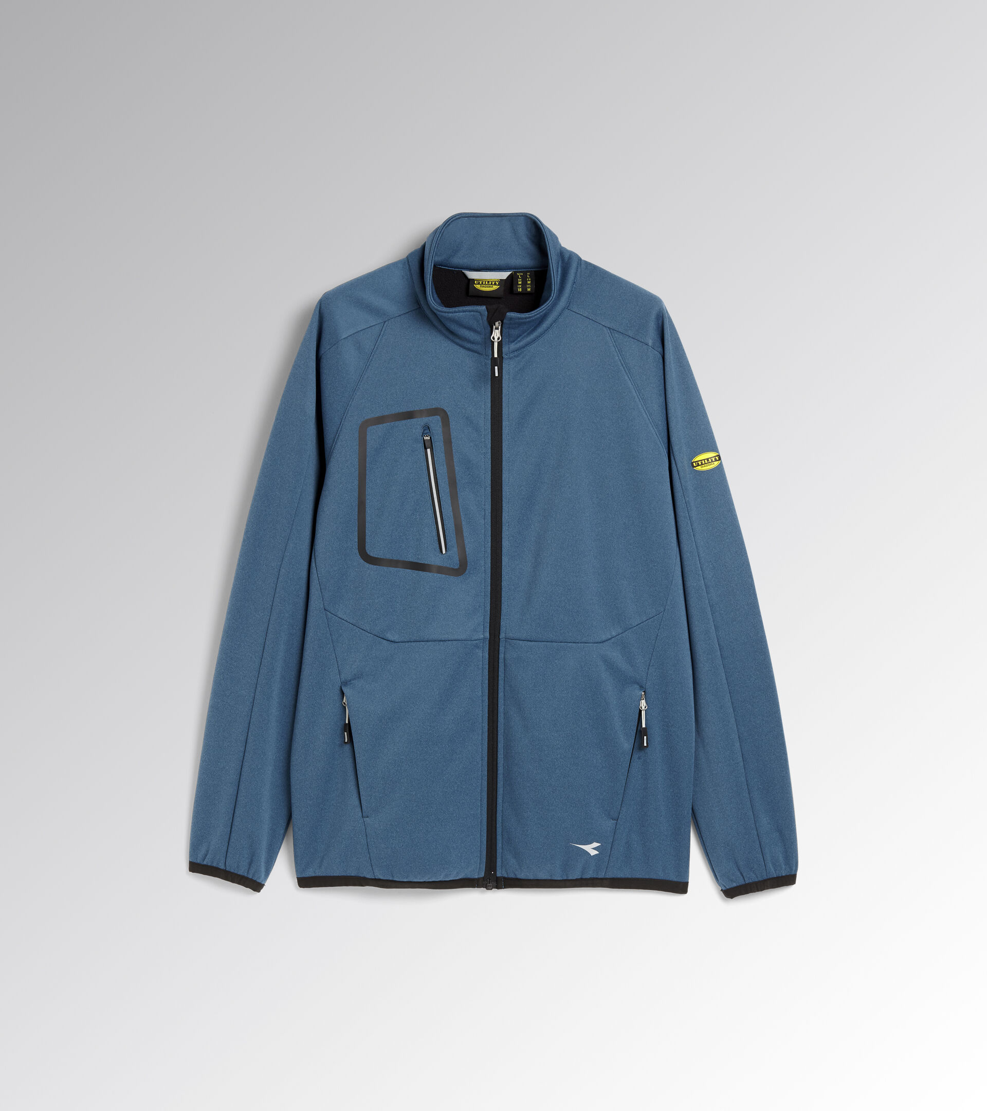 BONDED JACKET CROSS, MOROCCAN BLUE MELANGE, hi-res