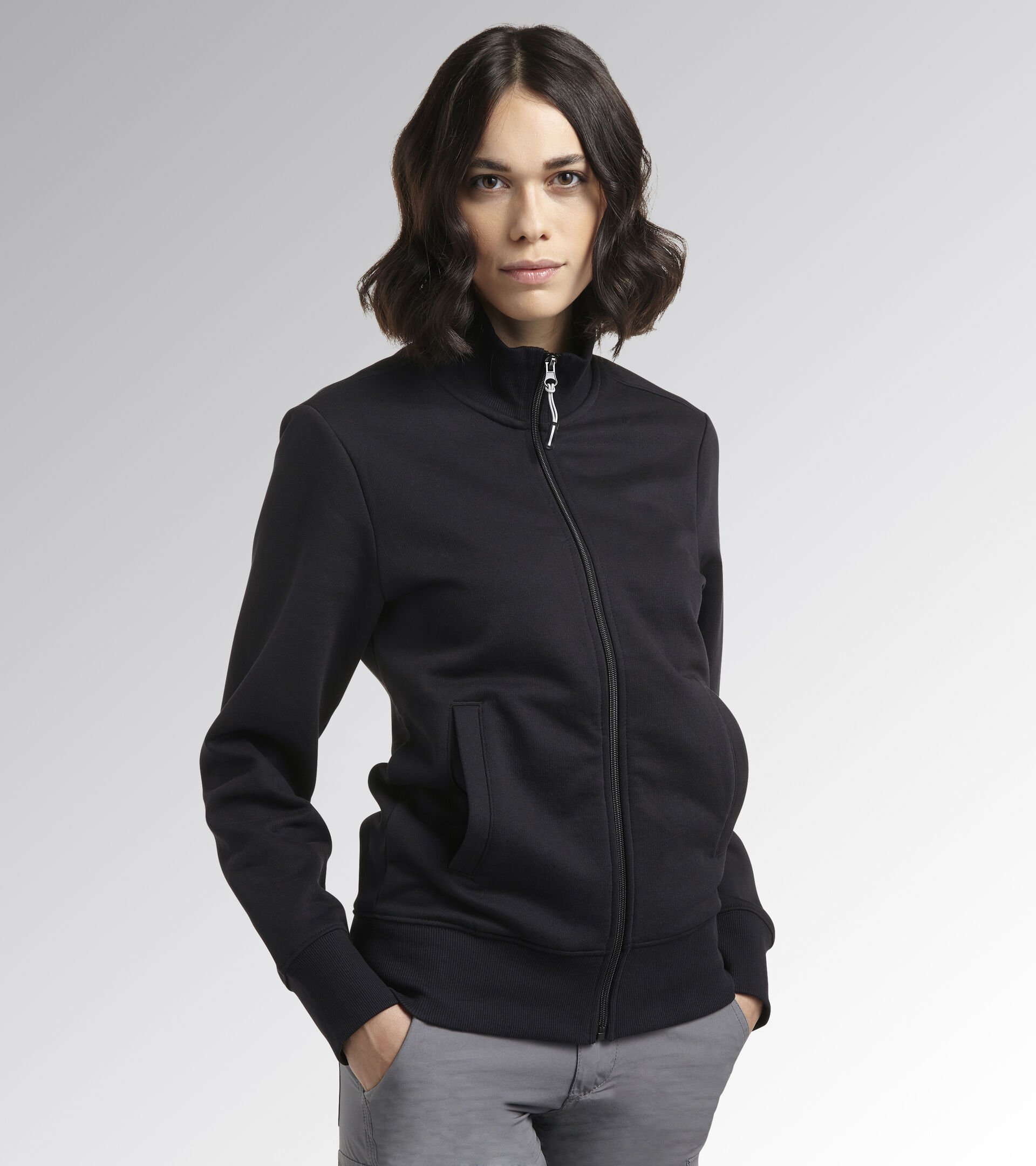 Work track jacket SWEATSHIRT INDUSTRY FZ BLACK - Utility