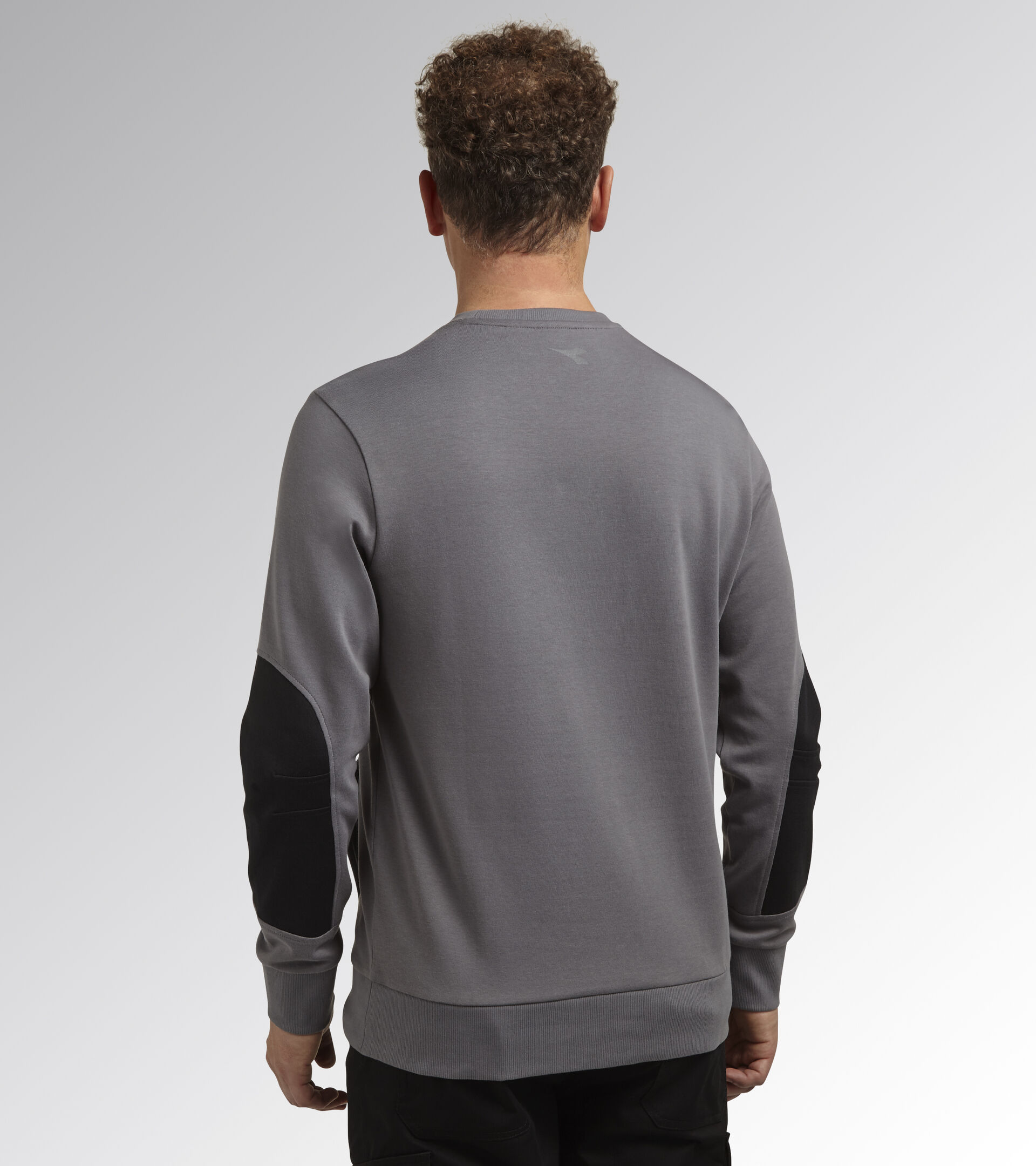 Work track jacket SWEATSHIRT CREW LITEWORK STEEL GRAY - Utility