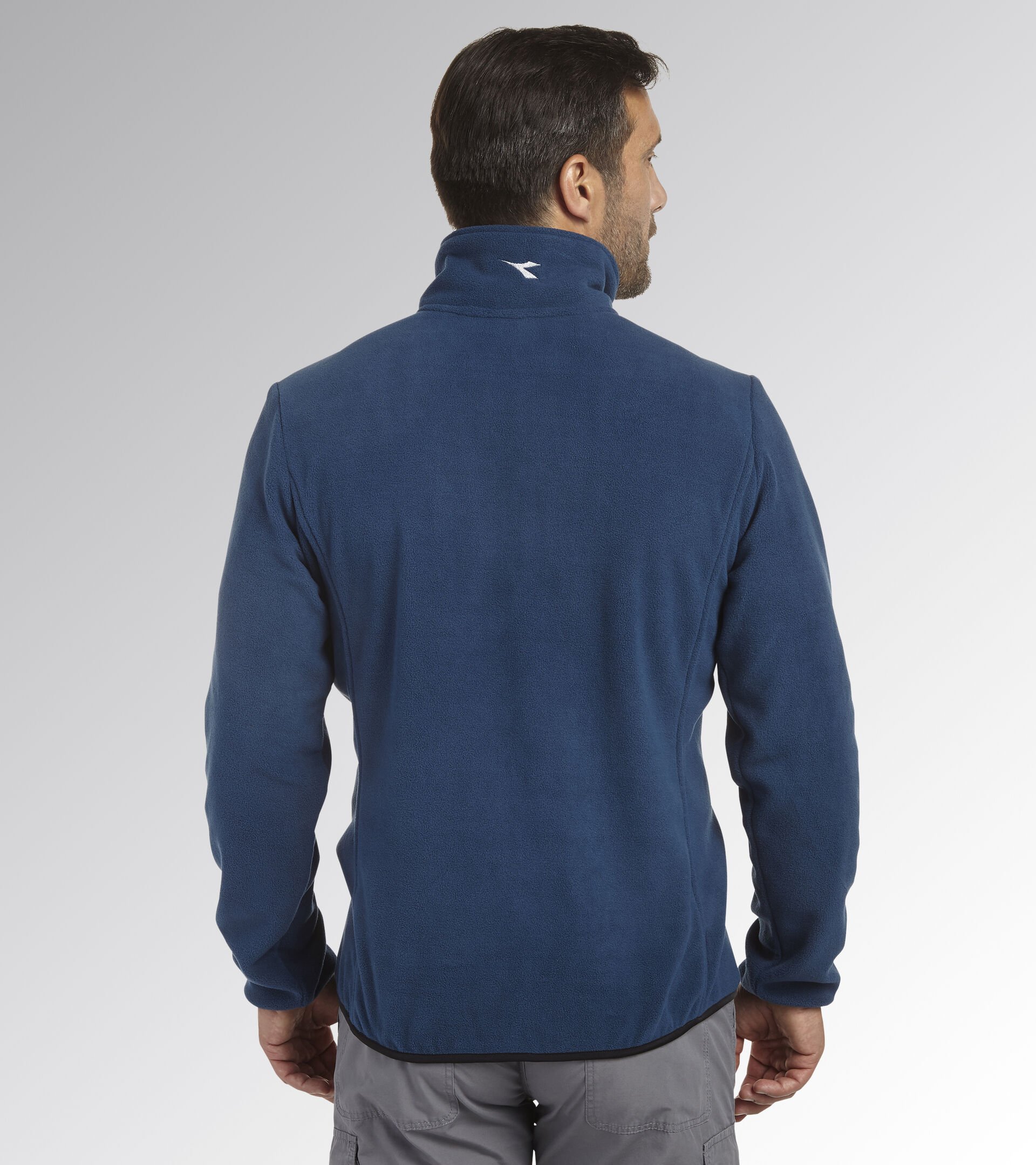 Arbeits-Fleece-Sweater SWEAT PILE FZ DUNKEL JEANSTOFF BLAU - Utility