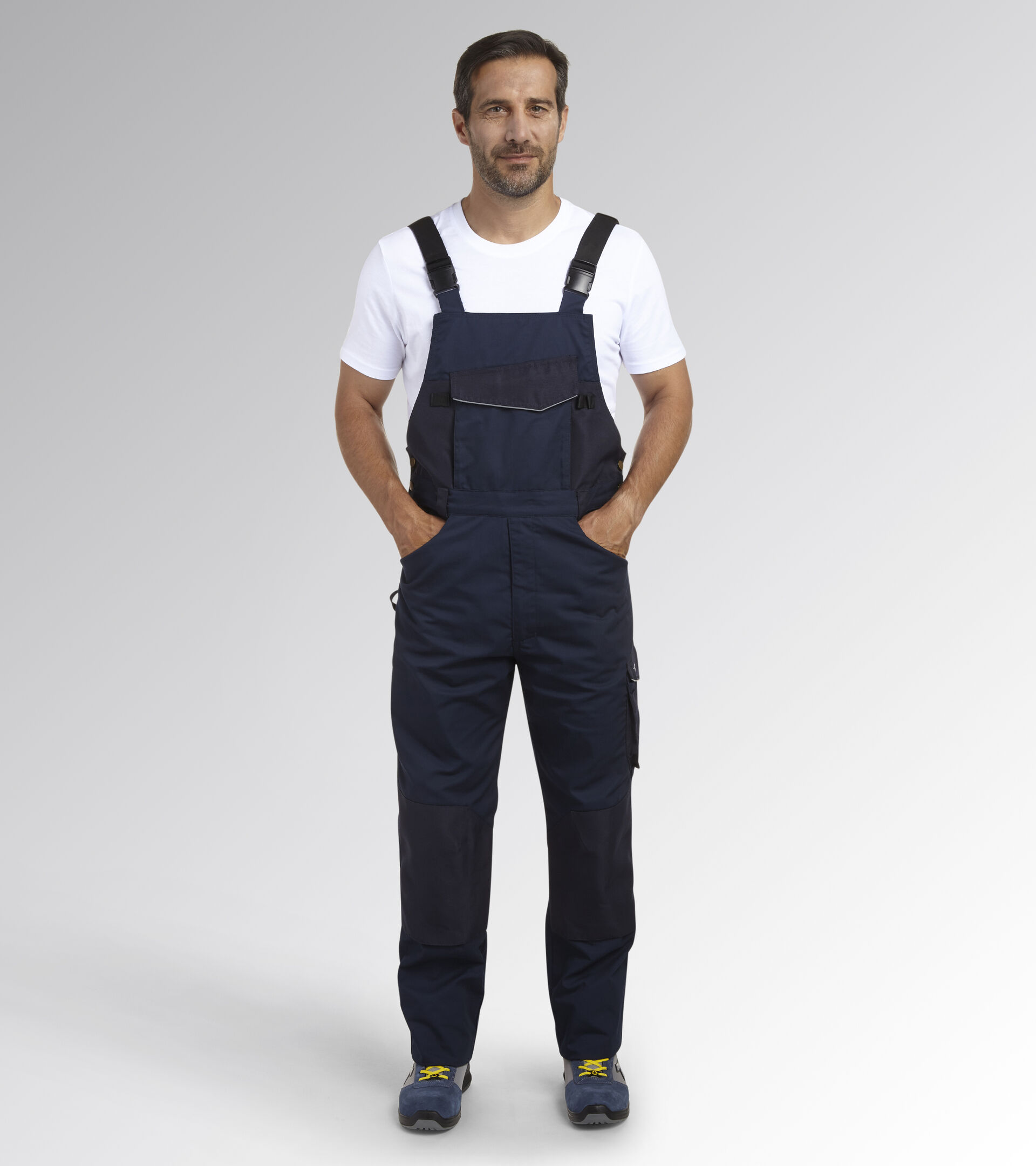 Mono de trabajo BIB OVERALL POLY AZUL CHAQUETON - Utility