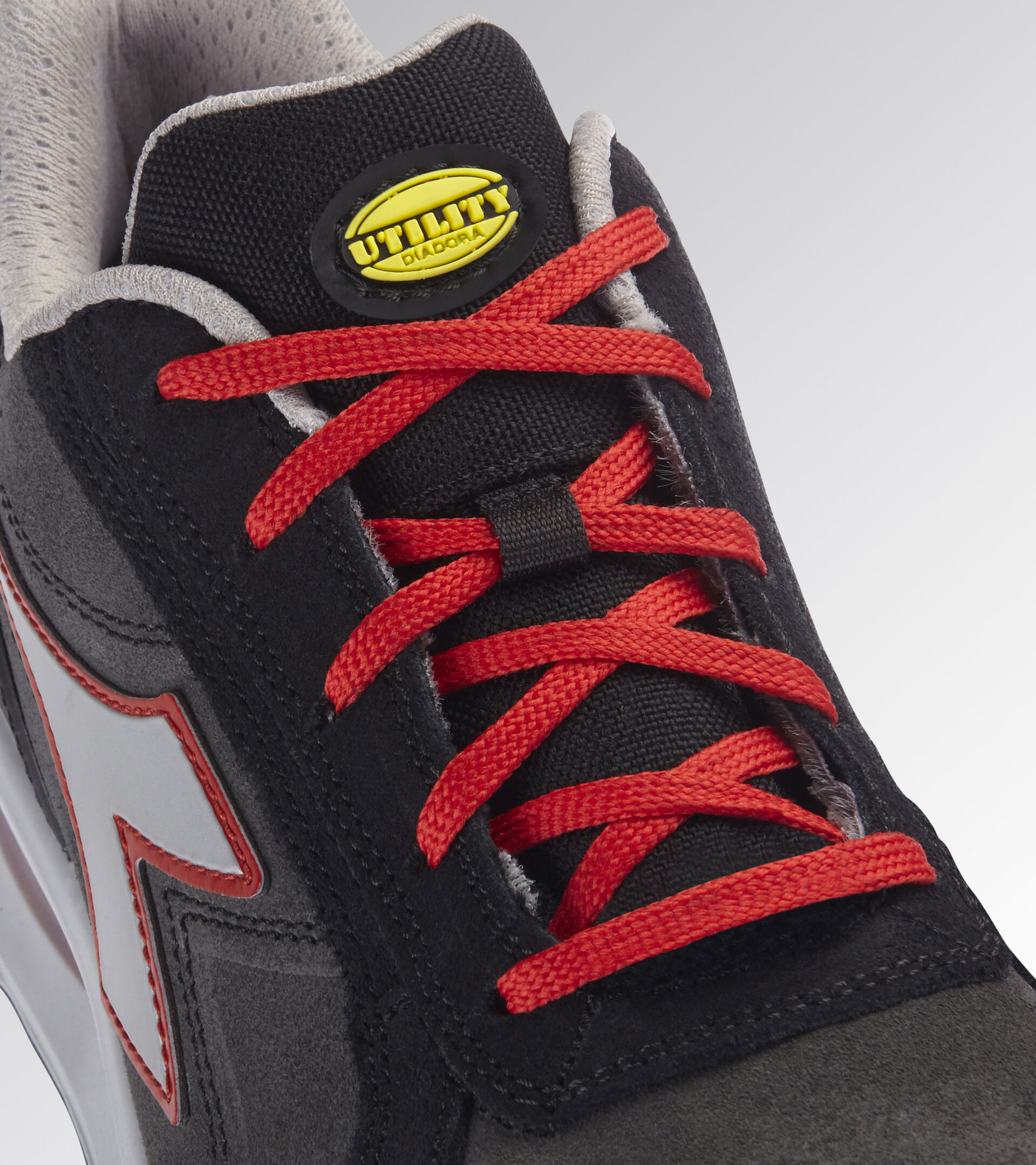 Scarpa antinfortunistica bassa RUN NET AIRBOX LOW S3 SRC GRIGIO ASFALTO/ARGENTO/ROSSO - Utility