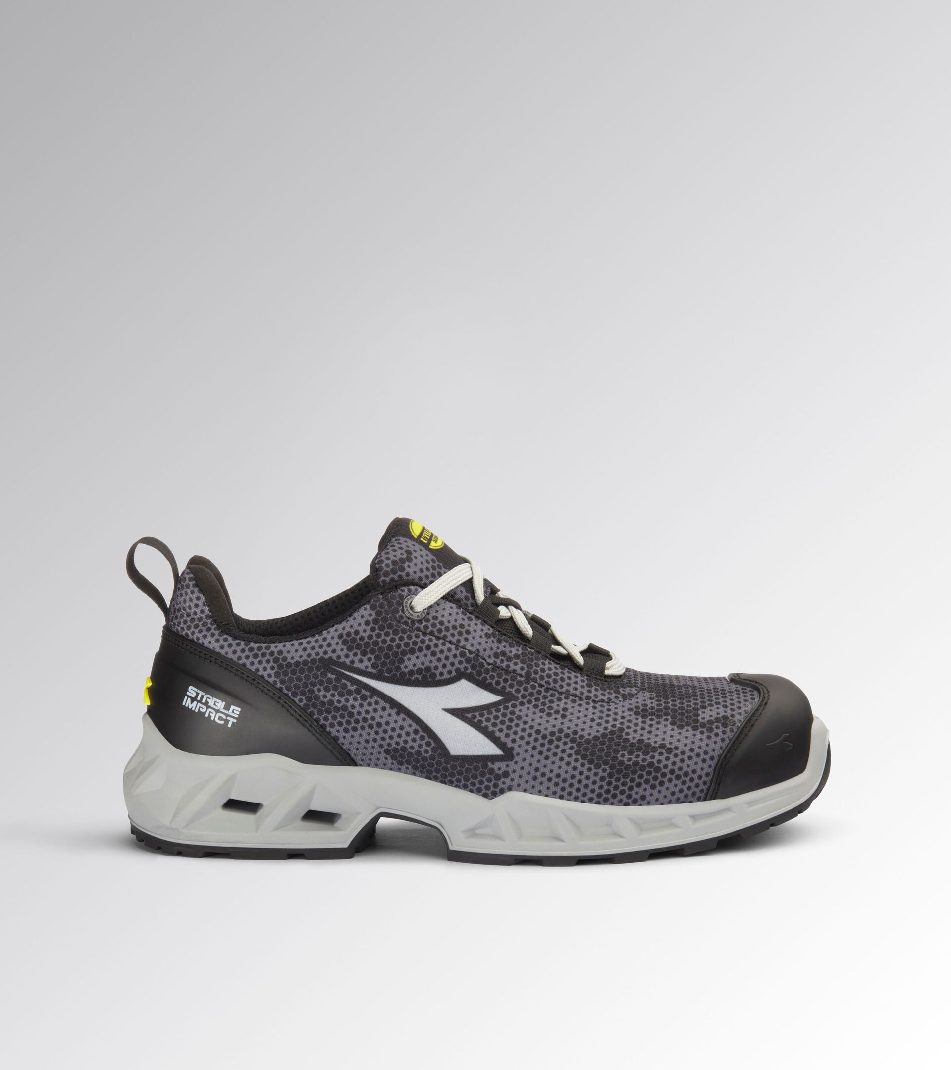 Low safety shoe SHARK STABLE IMPACT LOW S1PS FO SR SC ESD GRAY/BLACK (C2539) - Utility