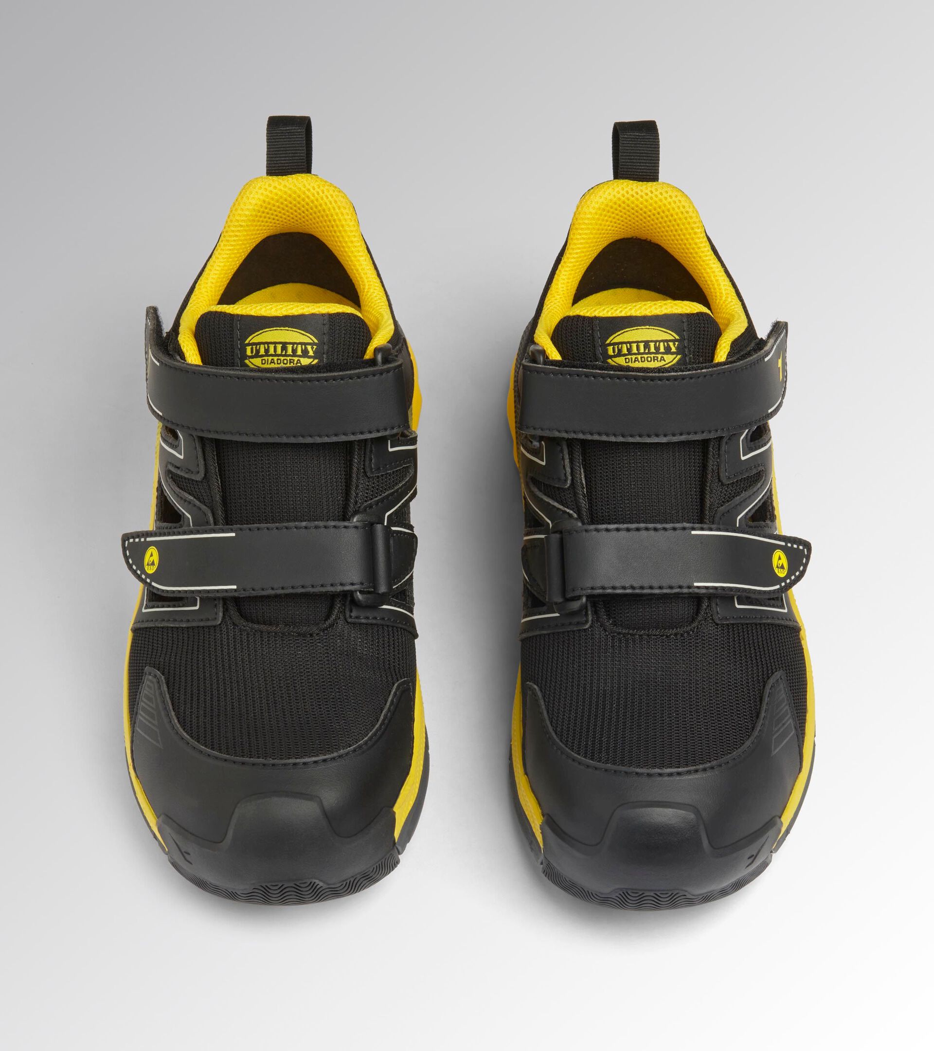 S1PS sandals VORTEX DA2 SANDAL S1PS SC SR HRO ESD BLACK /YELLOW CROMS - Utility