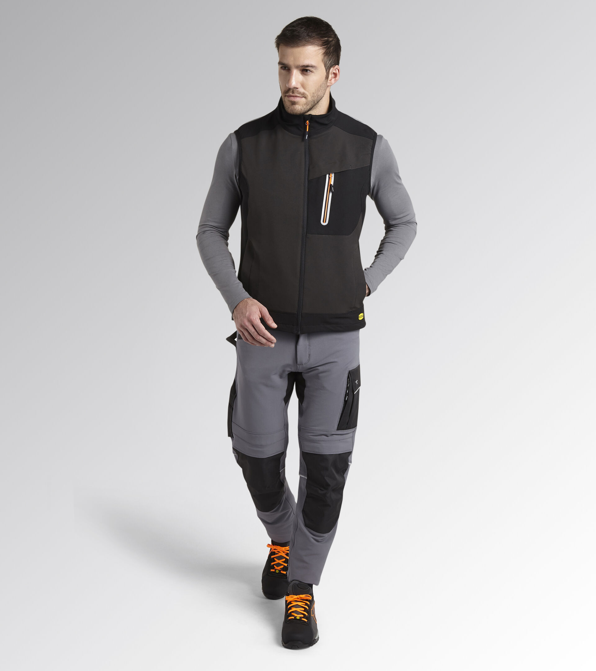 Gilet de travail VEST CARBON TECH GRIS ASPHALTE - Utility