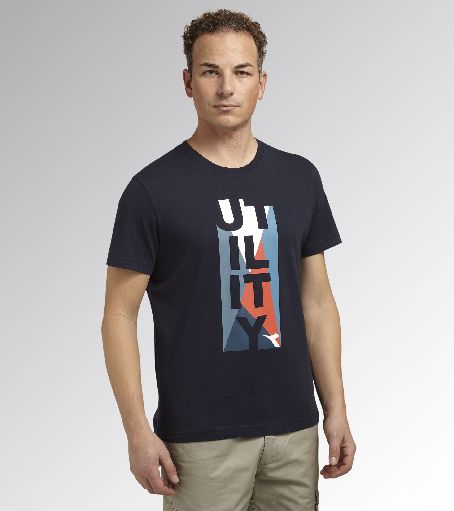 T-SHIRT GRAPHIC ORGANIC, BLUE CORSAIR/BLUE EBONY, hi-res