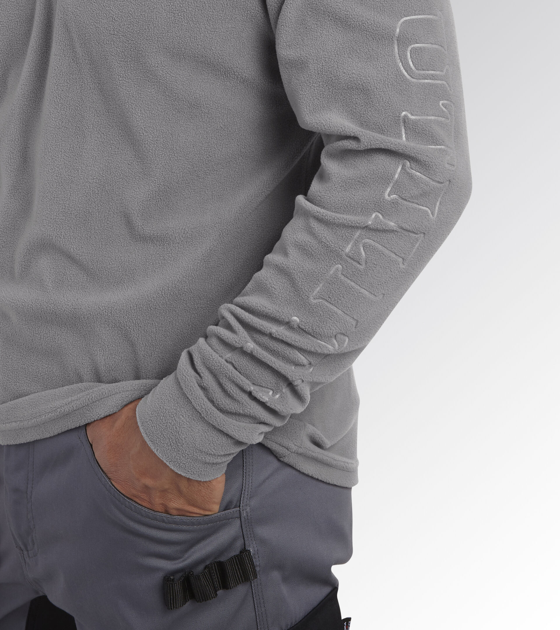 Work fleece MICROPILE GRIPEN STEEL GRAY - Utility