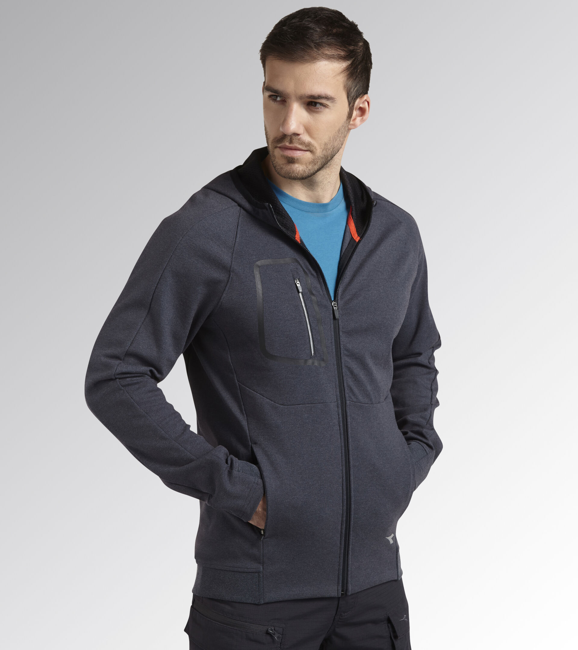 Felpa da lavoro SWEATSHIRT CROSS FZ GRIGIO PERISCOPIO - Utility