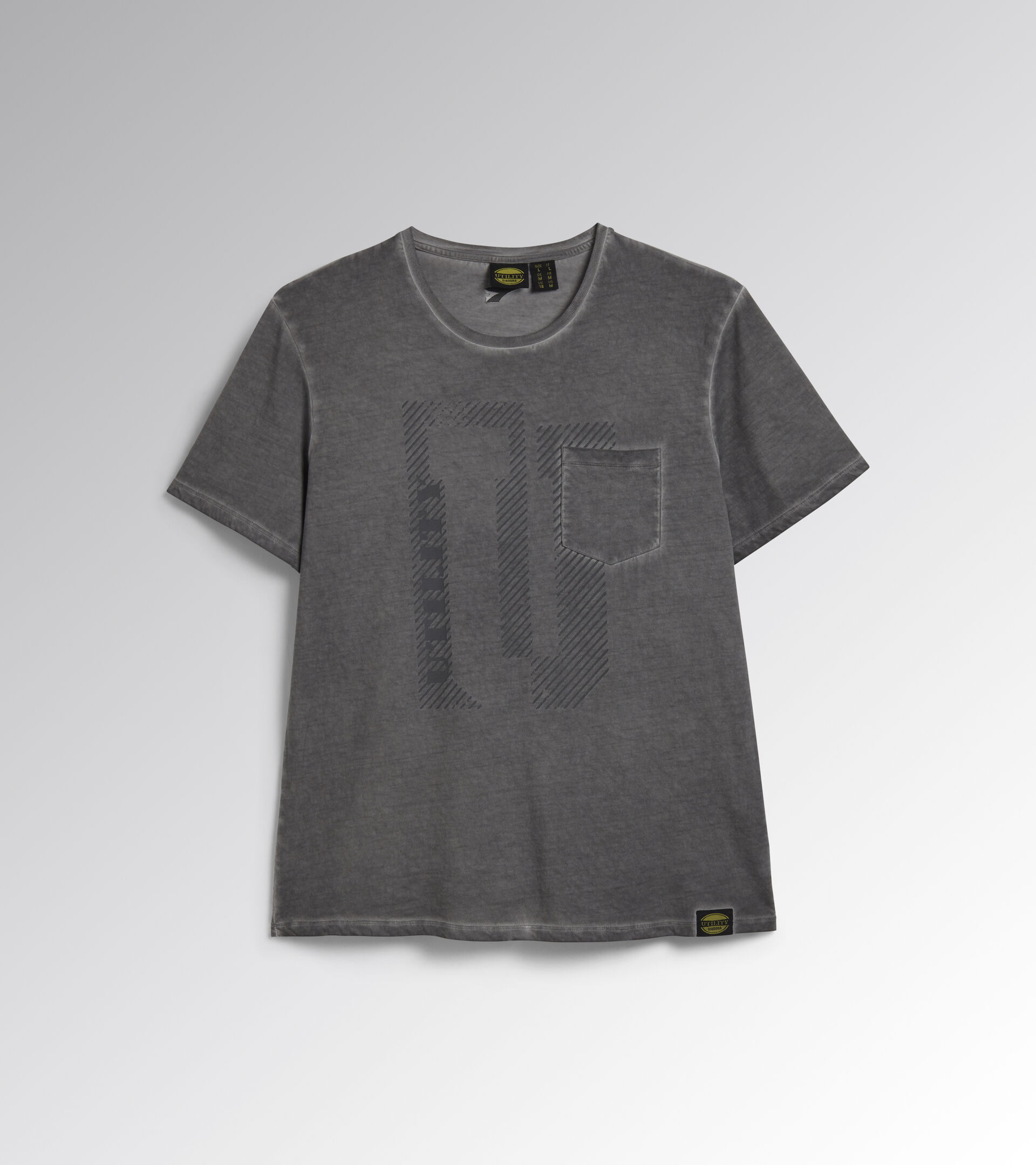 T-shirt manche courte de travail T-SHIRT URBAN PÃ‰NOMBRE GRIS - Utility