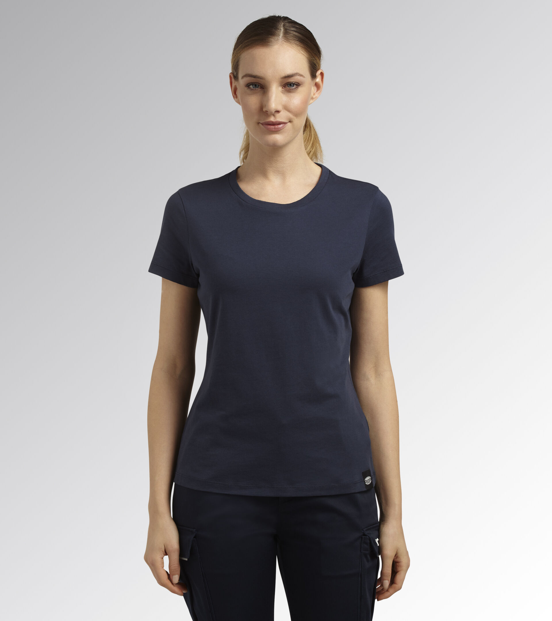 Short-sleeved work T-shirt - Women T-SHIRT MC ATHENA CLASSIC NAVY - Utility