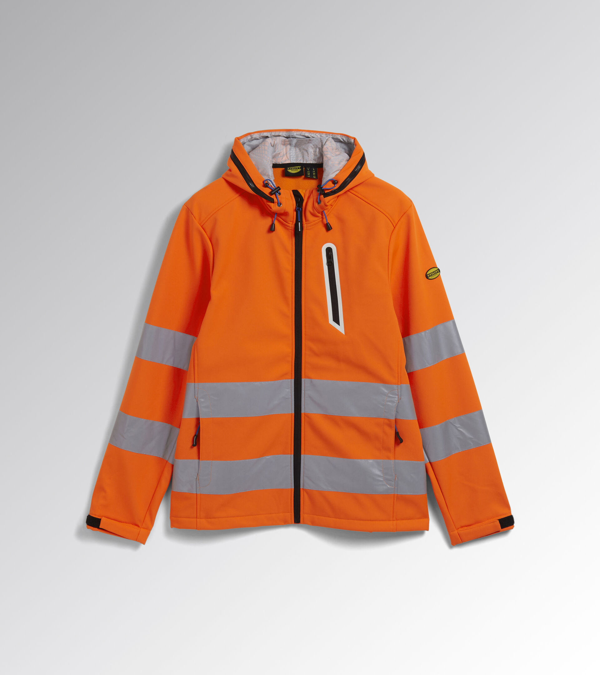 Veste de travail SOFTSHELL HV 20471:2013 3 ORANGE FLUORESCENT ISO20471 - Utility