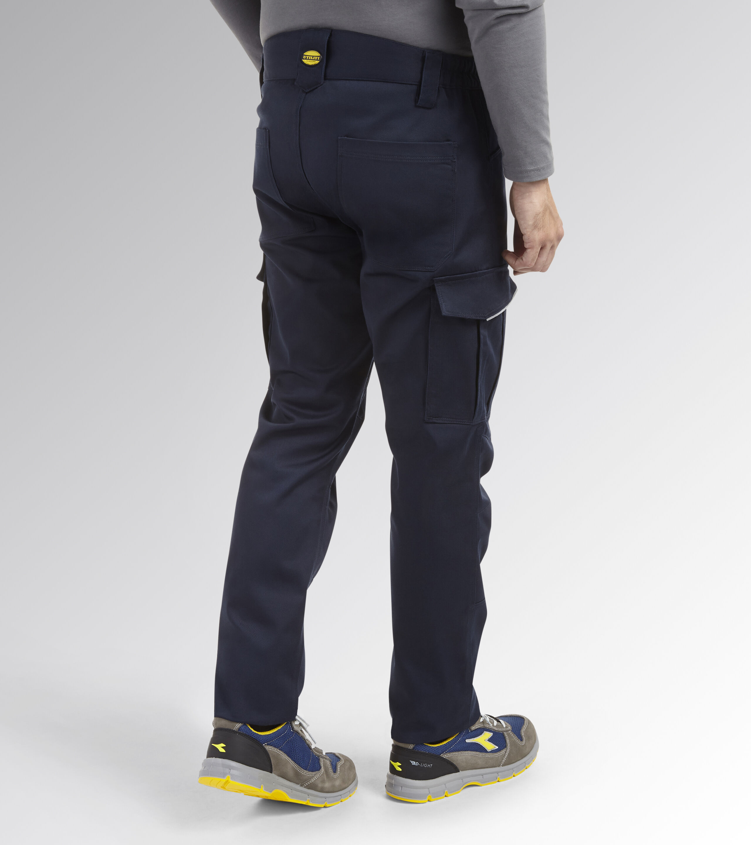 next navy work trousers