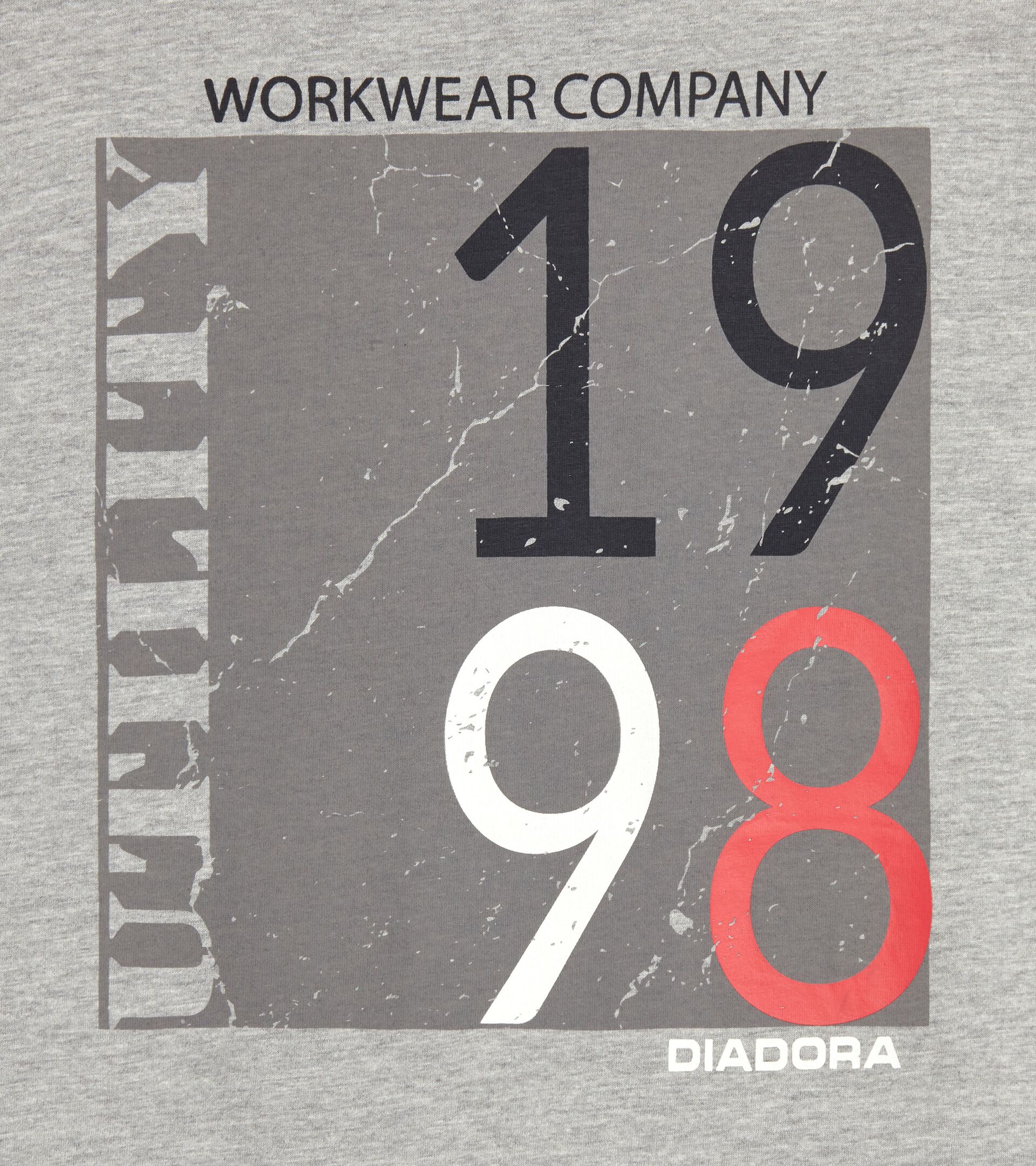 Short-sleeved work T-shirt T-SHIRT GRAPHIC 1998 LIGHT MIDDLE GREY MELANGE - Utility