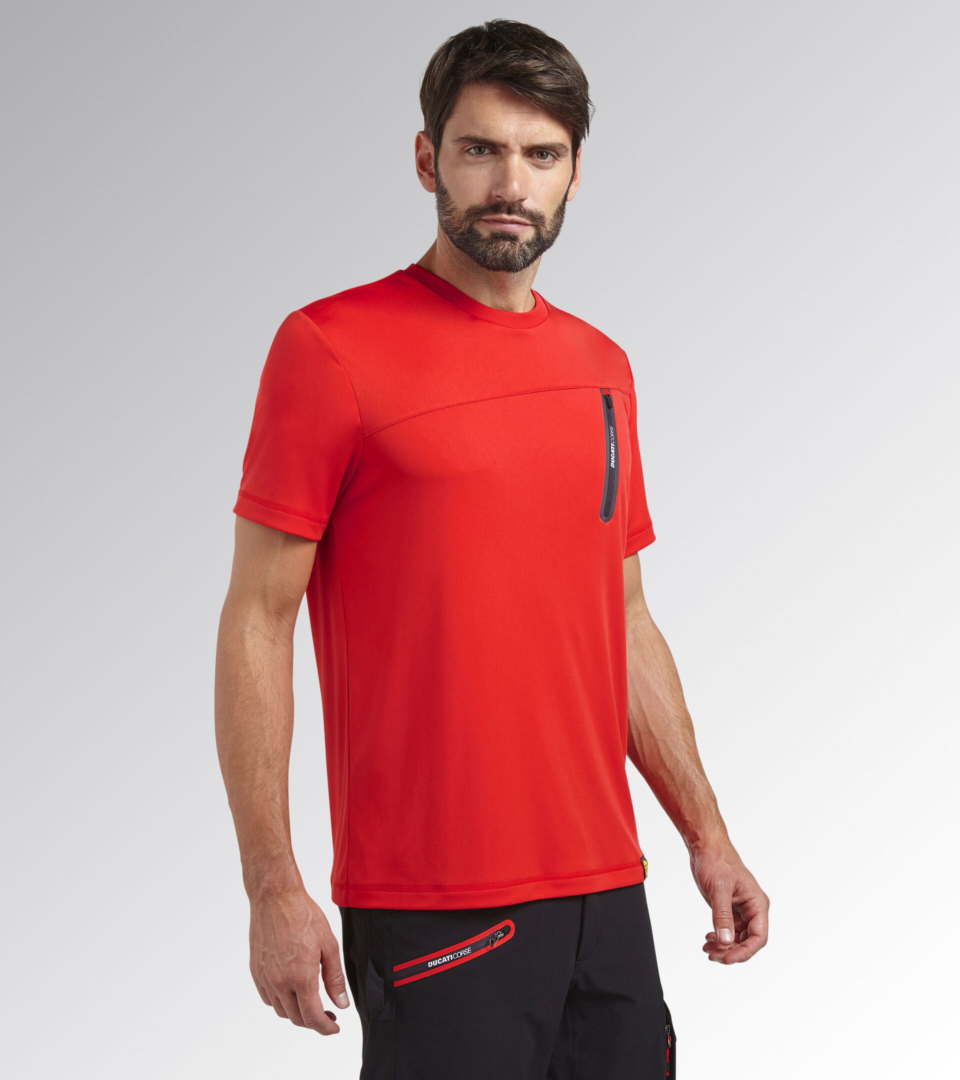 Short-sleeved T-shirt - Diadora Utility x Ducati Corse T-SHIRT PLUS DUCATI DUCATI MGP RED - Utility