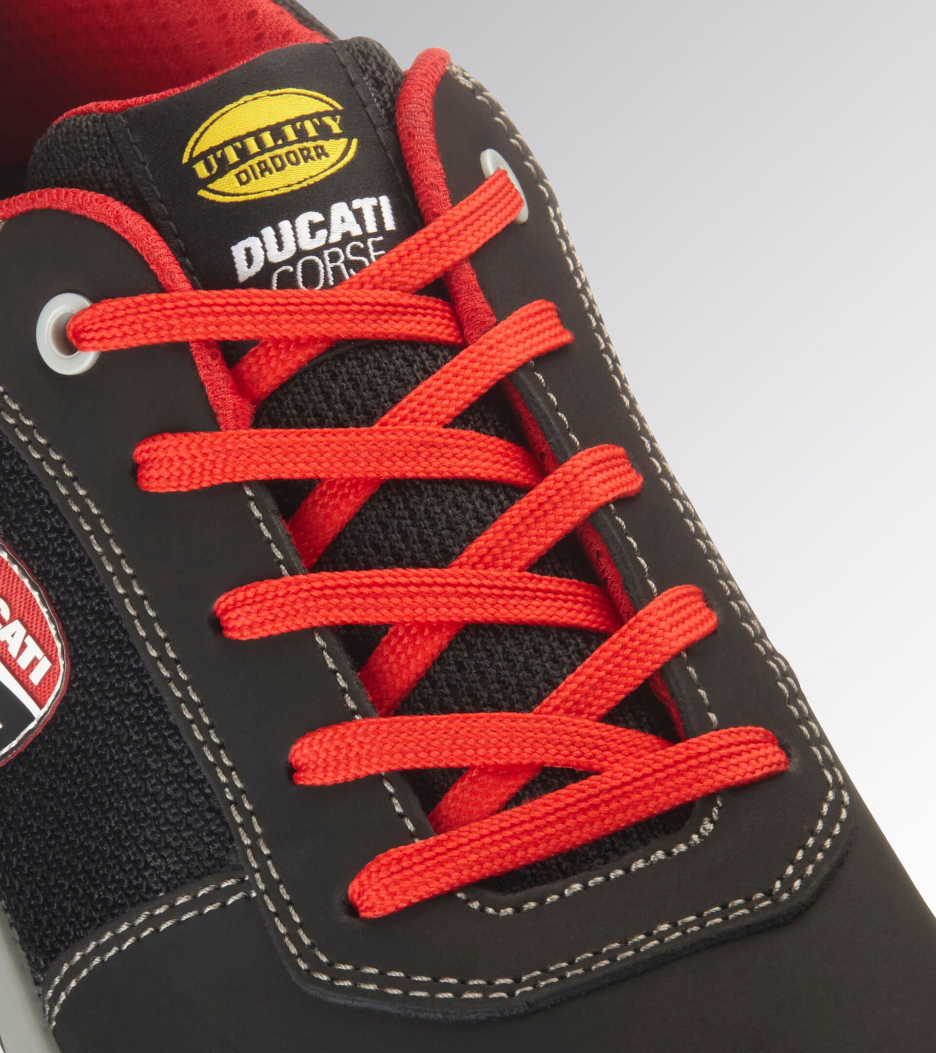 Low safety shoe - Diadora Utility x Ducati Corse SPEEDY RACE LOW S1PS FO SR SC MET FREE BLACK/GRAY (C2541) - Utility