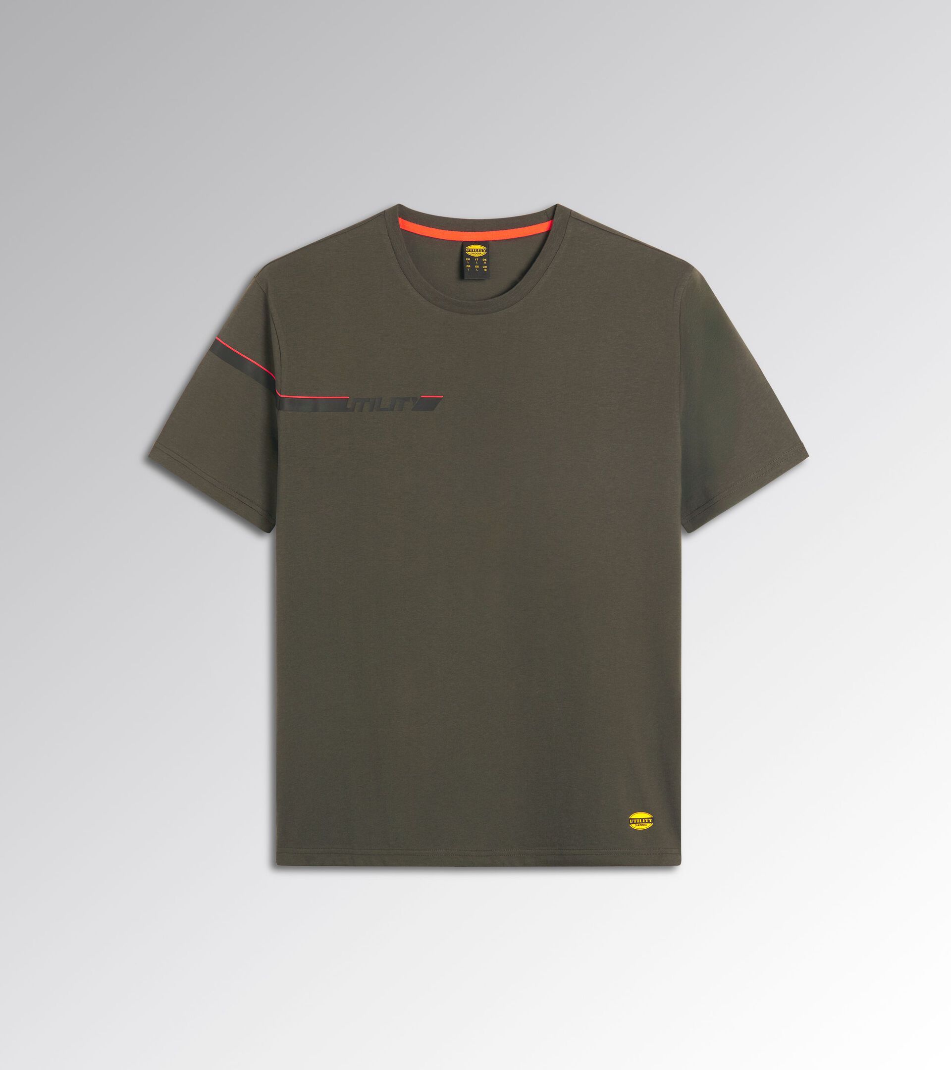 Short-sleeved work T-shirt T-SHIRT GRAPHIC GREEN DEEP DEPTHS - Utility