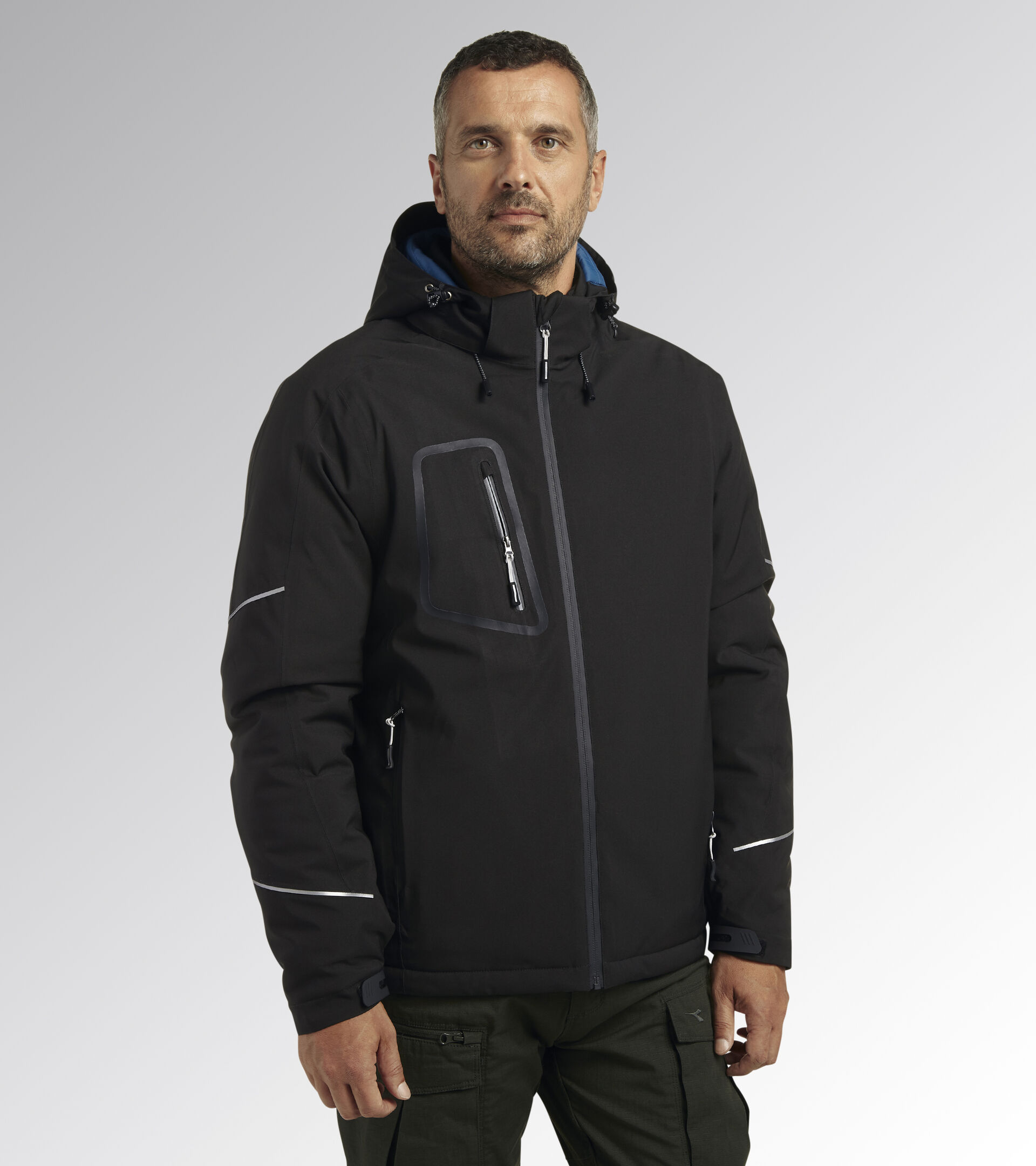 Chaqueta de trabajo PADDED JACKET CROSS NEGRO - Utility