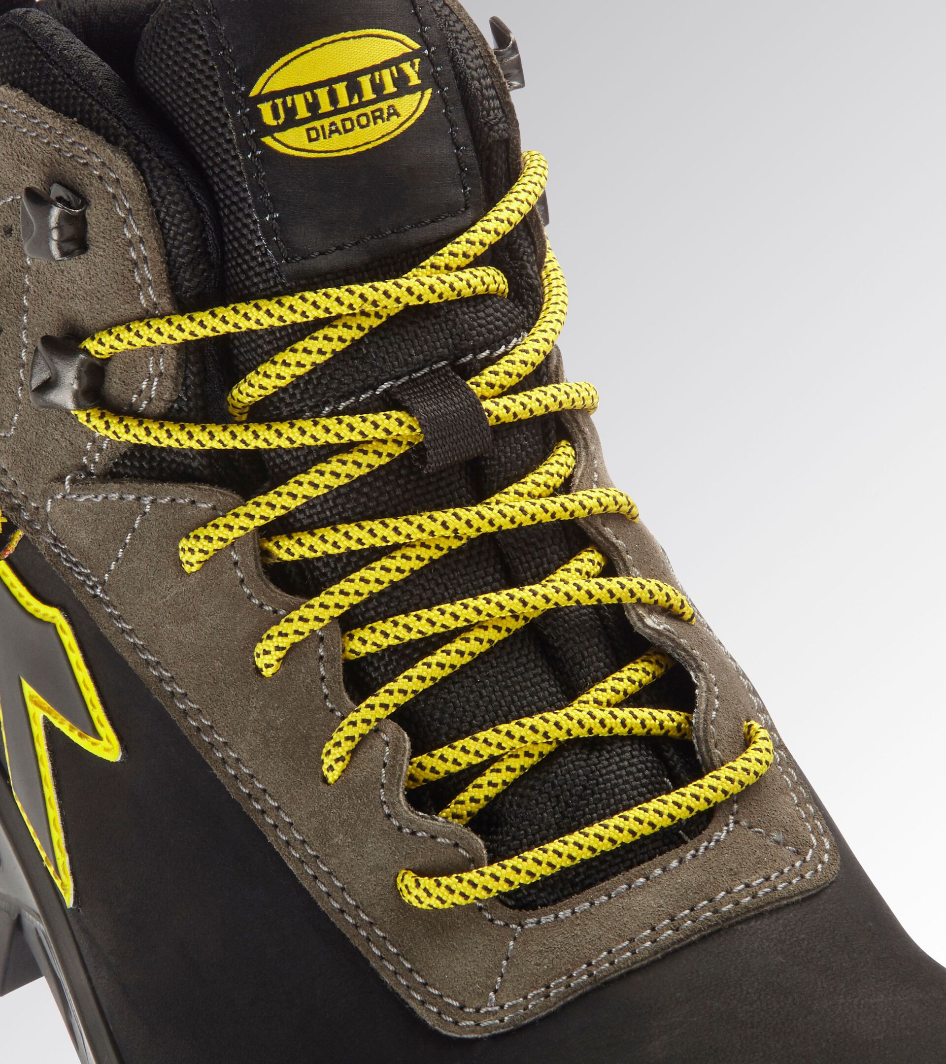 Water-repellent mid-cut S3S safety shoes SPORT DIATEX MID S7S BLACK/STEEL GRAY - Utility