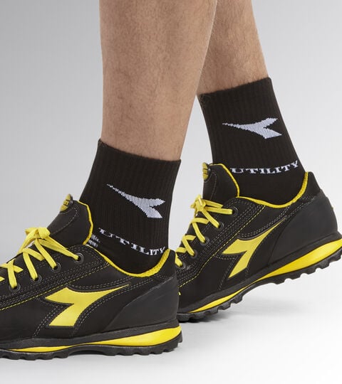 Calzini per scarpe da lavoro TECH SUMMER SOCKS NERO/GRIGIO GABBIANO SC - Utility