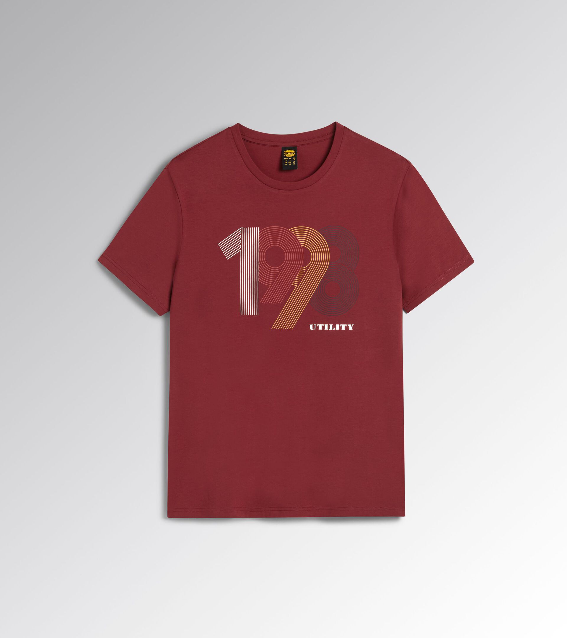 Arbeits-T-Shirt, Kurzarm T-SHIRT GRAPHIC 1998 RADELND ROT - Utility