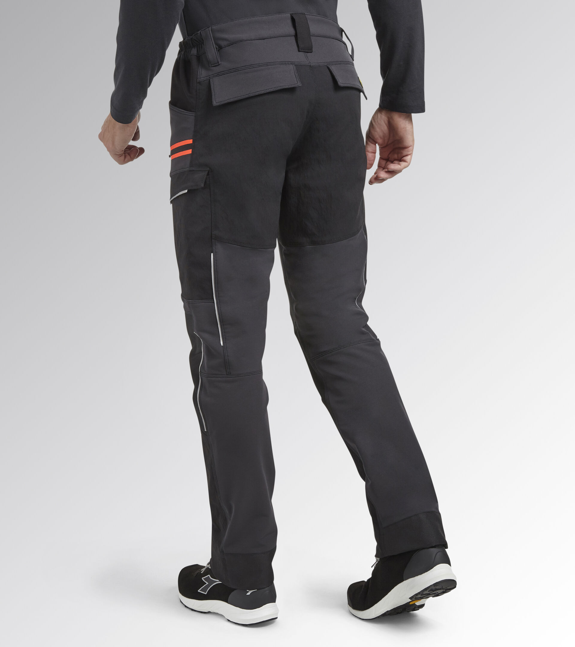 PANT HYBRID CARGO, BLACK/PHANTOM, hi-res