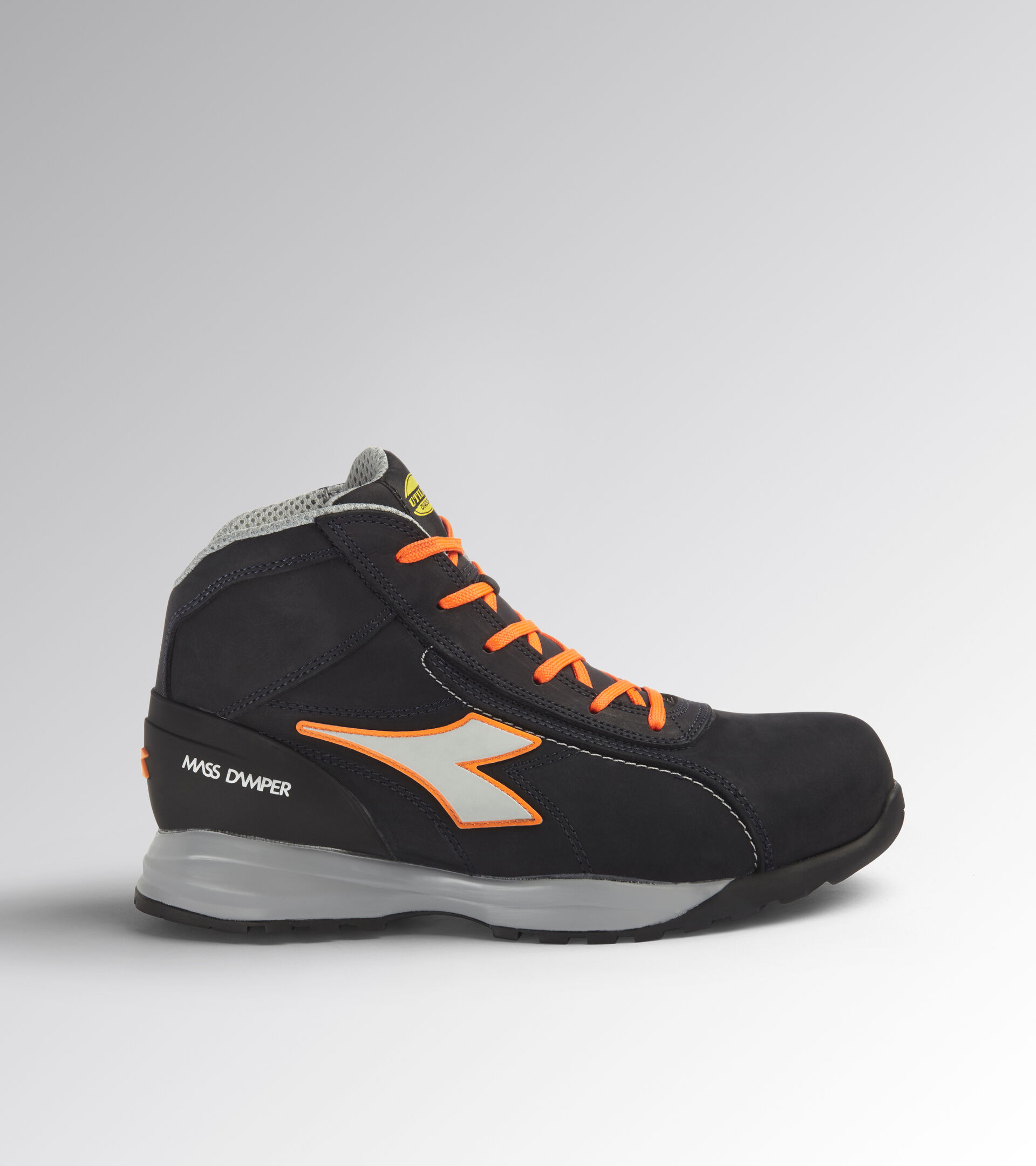 High safety shoe GLOVE MDS MID S3 HRO SRC DARK NAVY/ORANGE FLUO - Utility