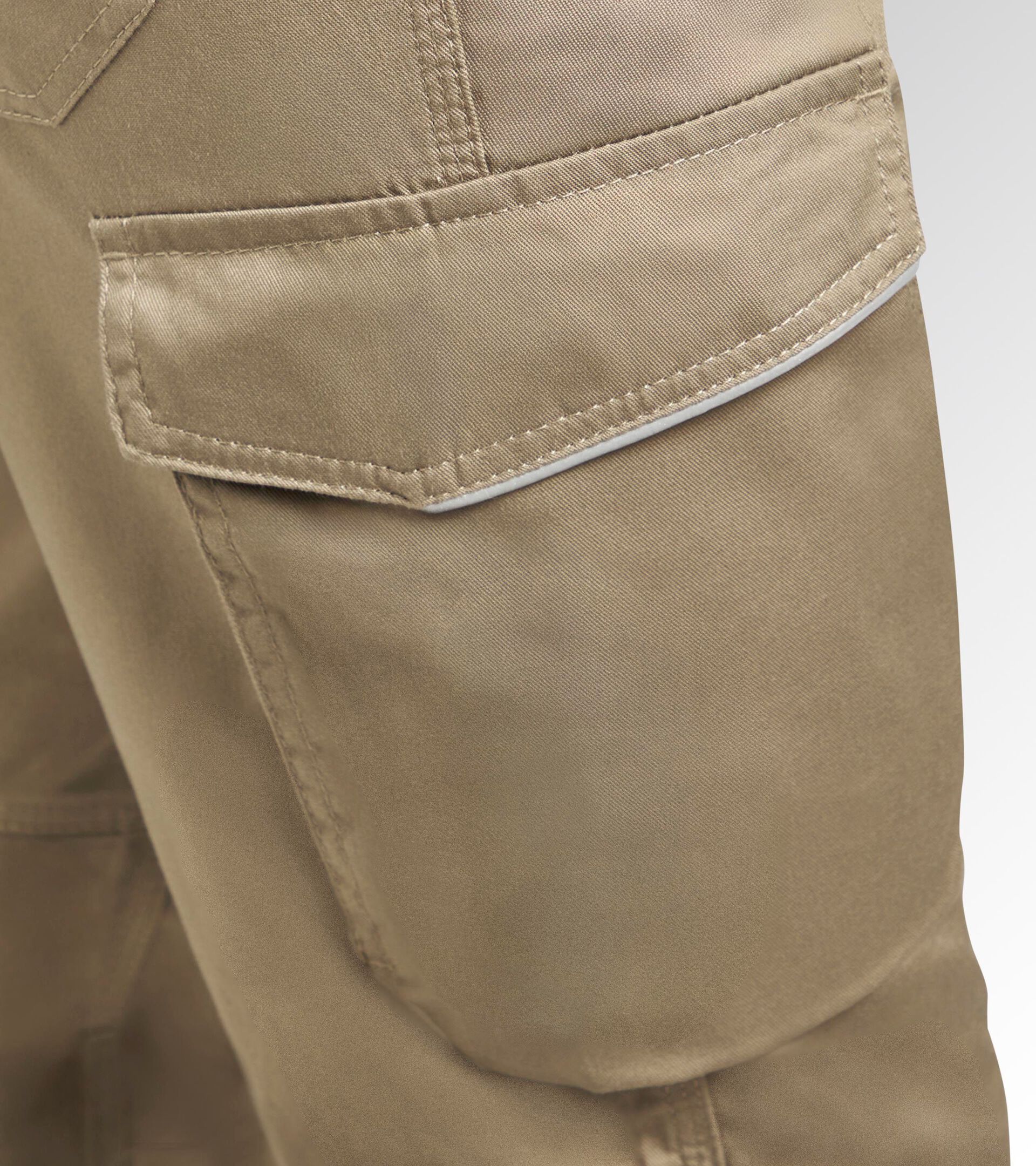 Work trousers PANT STAFF STRETCH CARGO 2.0 BROWN GREY - Utility