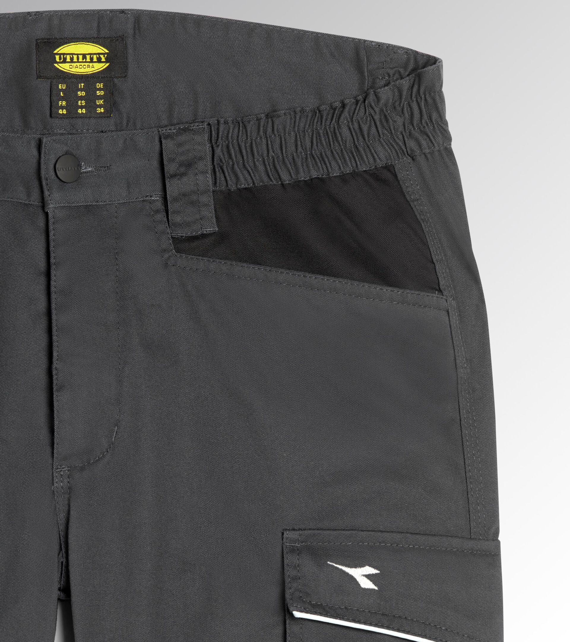 Work trousers PANT ROCK STRETCH PERFORMANCE 2.0 BLACK PHANTOM - Utility