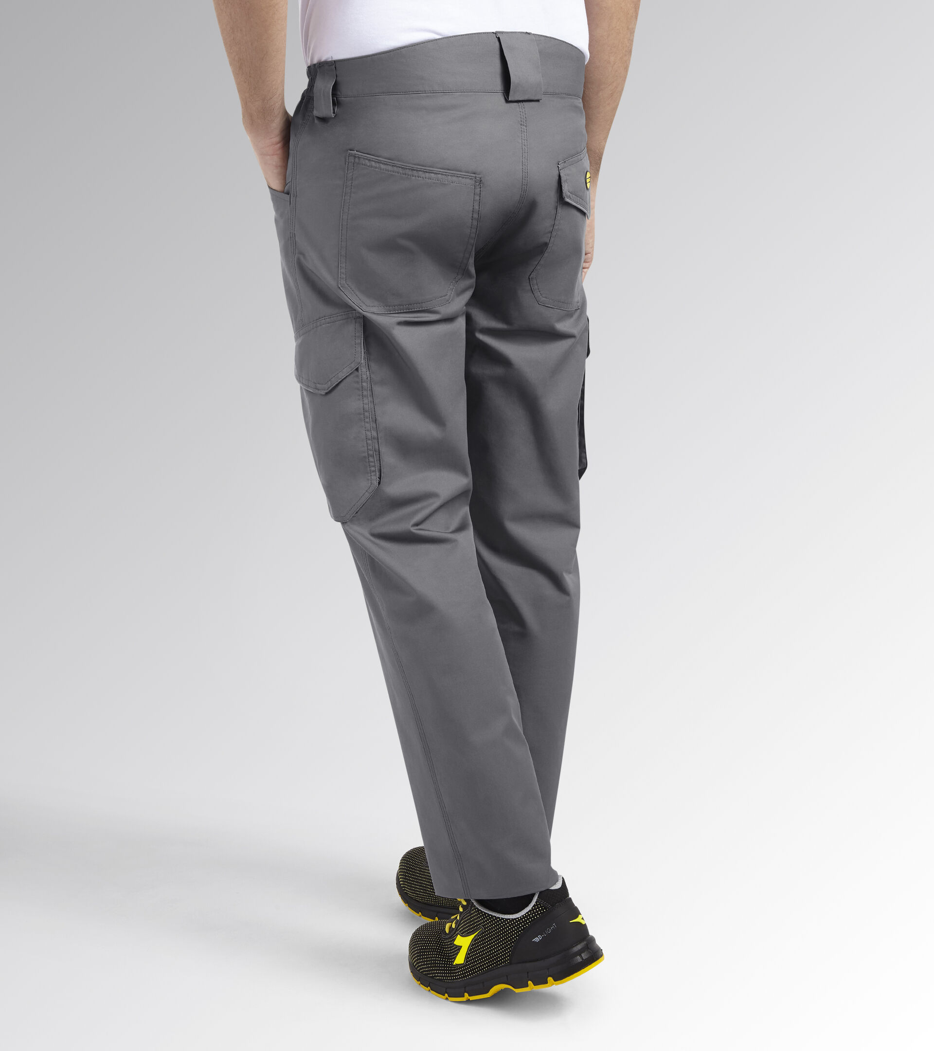 Work trousers PANT STAFF LIGHT CARGO COTTON STEEL GRAY - Utility