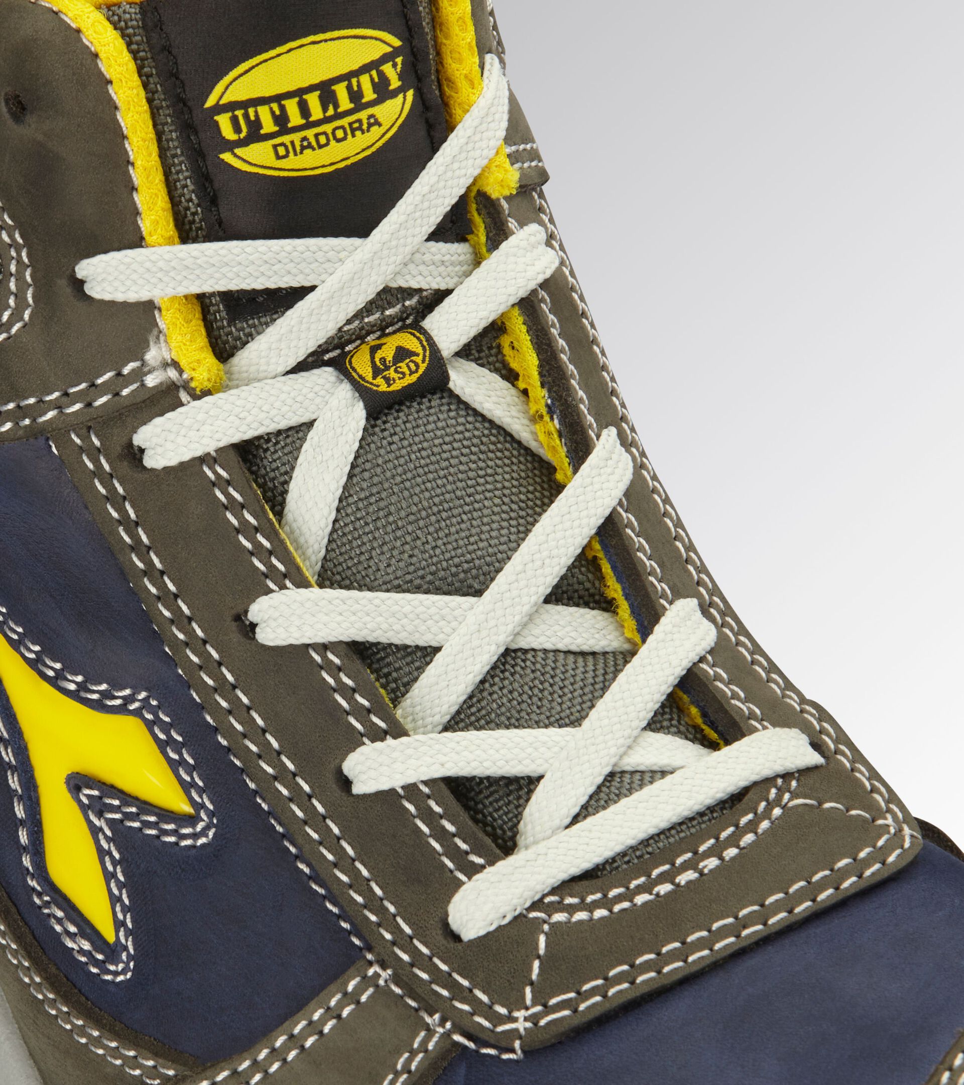 Water-repellent mid-cut S3S safety shoes RUN MID S3S FO SR ESD CASTLE ROCK/INSIGNIA BLUE - Utility