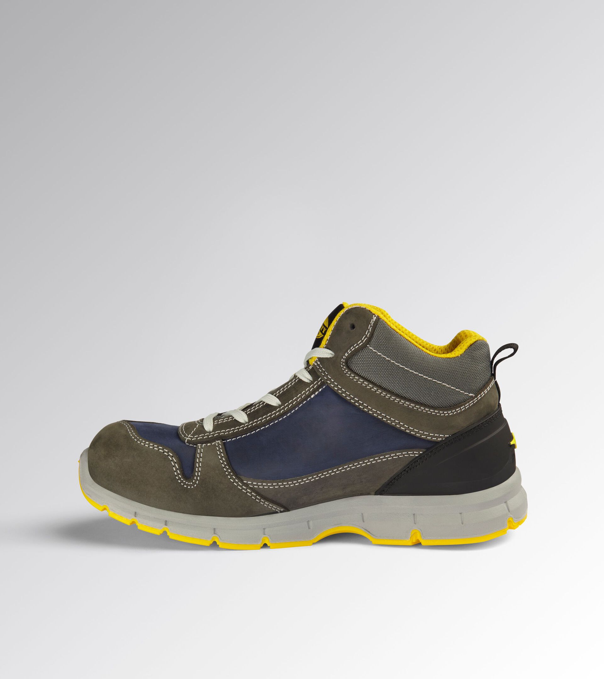 Hoher Arbeitsschuh RUN MID S3S FO SR ESD GRAUE BURG/BLAU BANNER - Utility