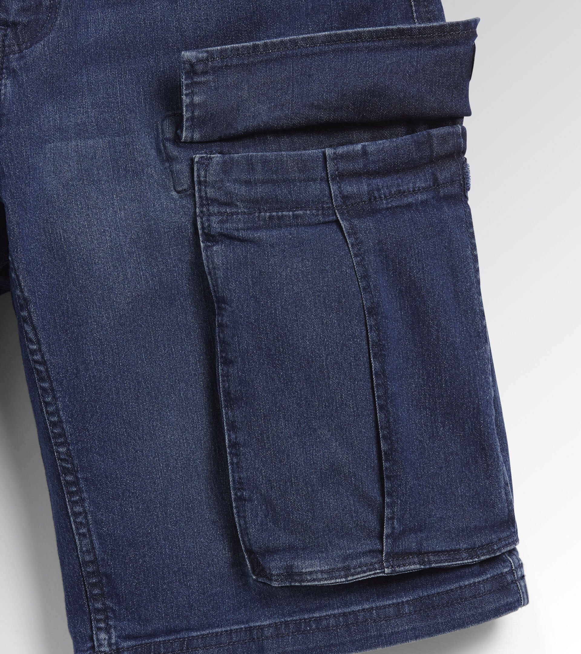 Arbeits-Bermuda-Shorts BERMUDA STONE CARGO LIGHT MAJOLIKA BLAU/ECHT KRICKENTE - Utility