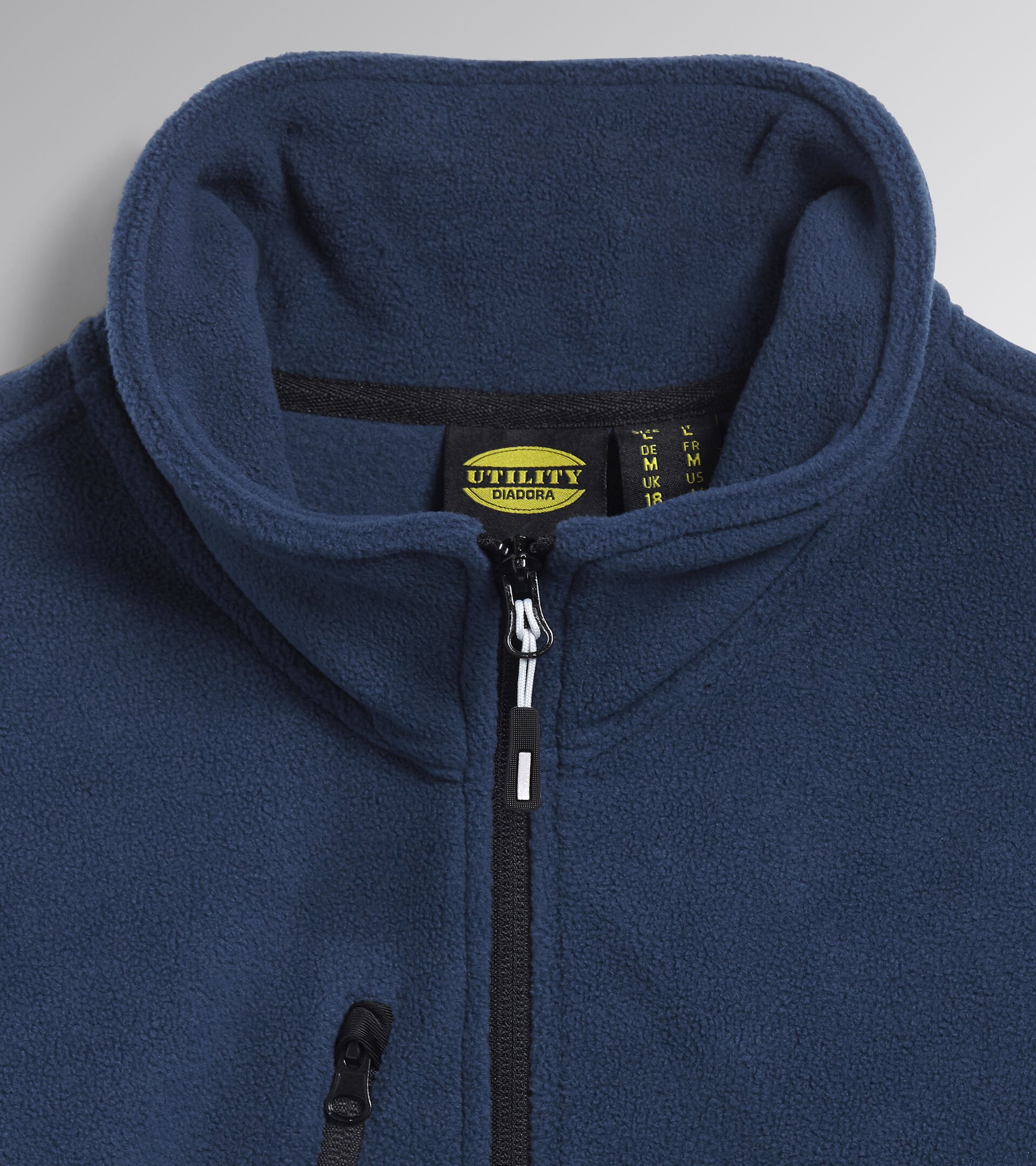 Work fleece SWEAT PILE FZ BLUE DARK DENIM - Utility