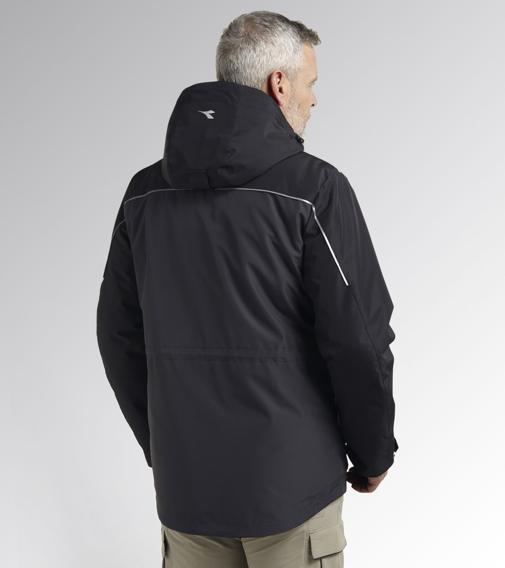 PADDED JACKET TECH, BLACK COAL, hi-res