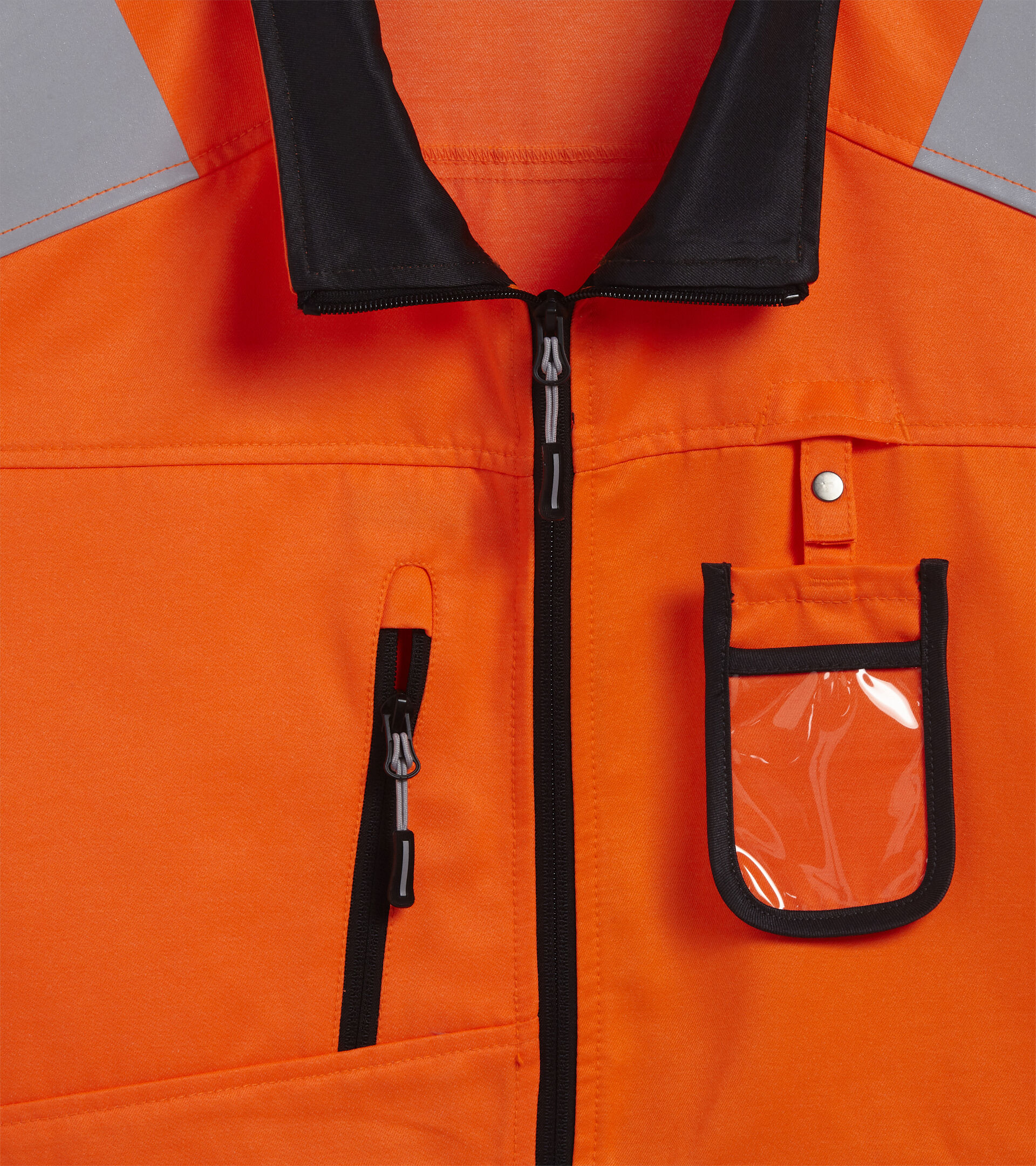 Combinaison de travail HV VEST ISO 20471 ORANGE FLUORESCENT ISO20471 - Utility