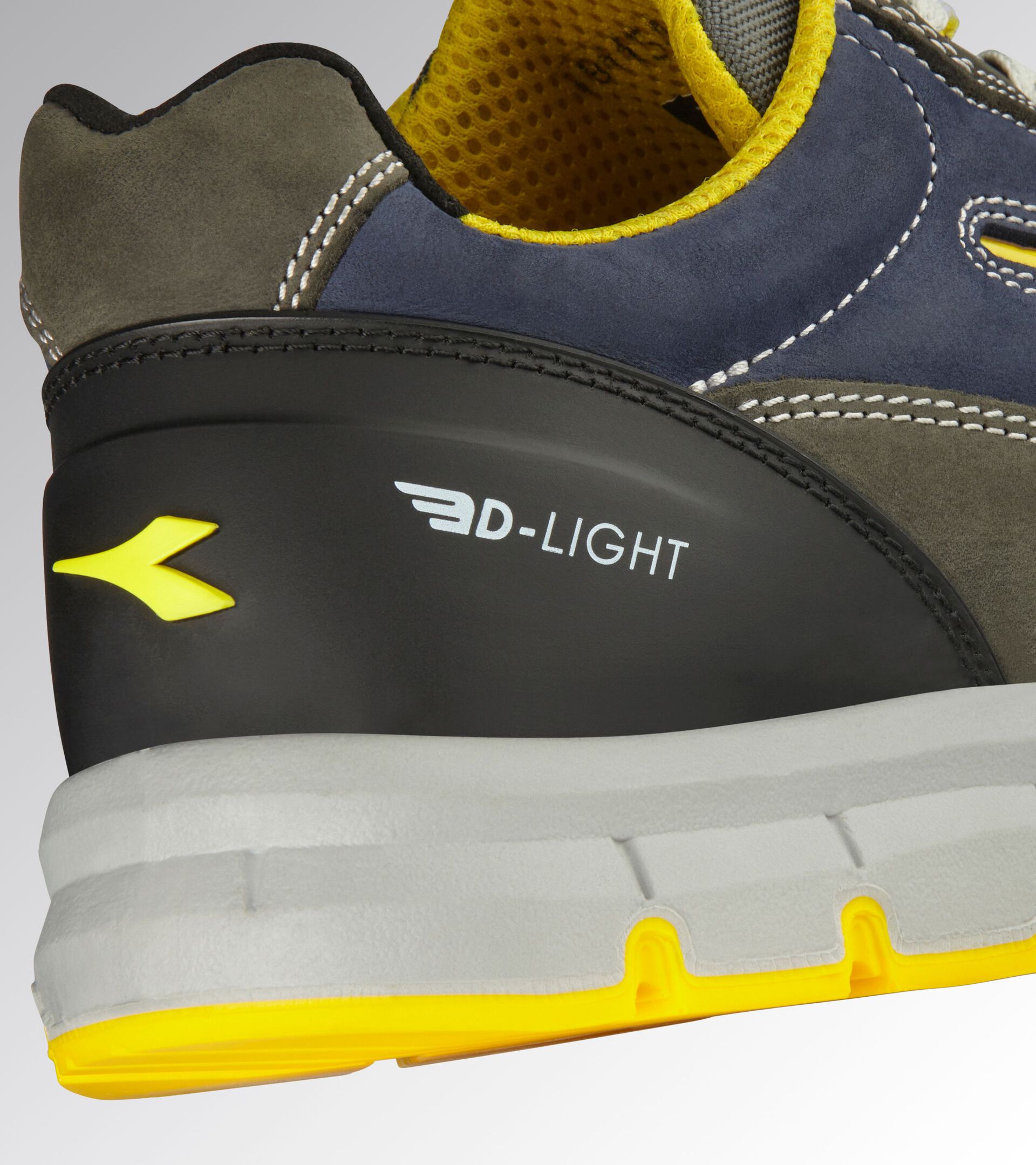 Calzado de seguridad bajo RUN LOW S3S FO SR ESD GRIS CASTILLO/AZUL INSEGNA - Utility