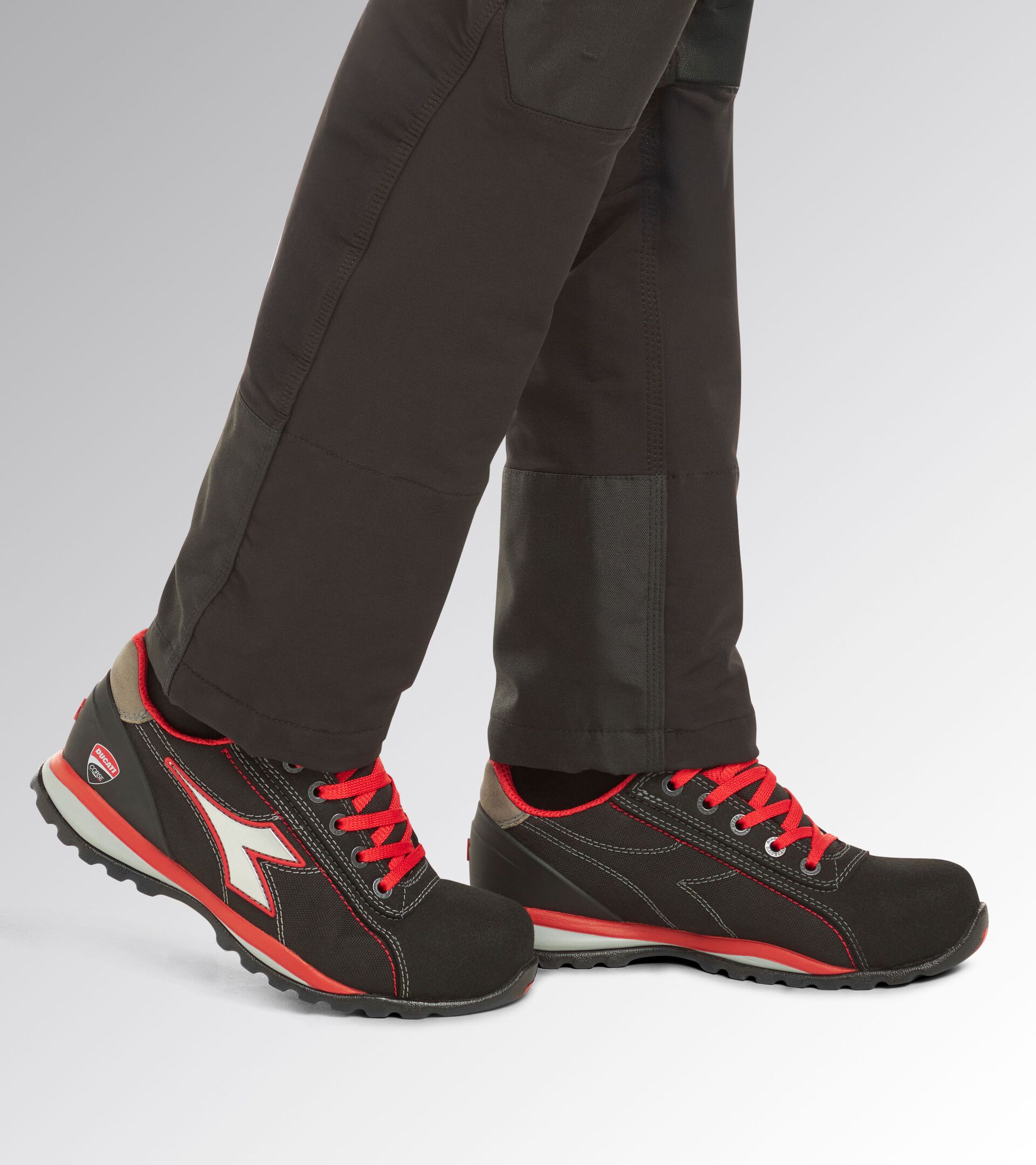 GLOVE MONSTER LOW S3S FO HRO, BLACK/RED, hi-res