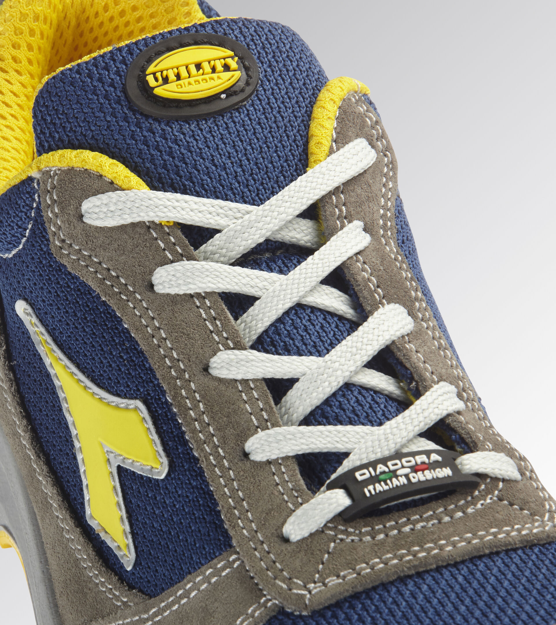 RUN G TEXTILE LOW S1P SRC, GRAUE BURG/BLAU BANNER, hi-res