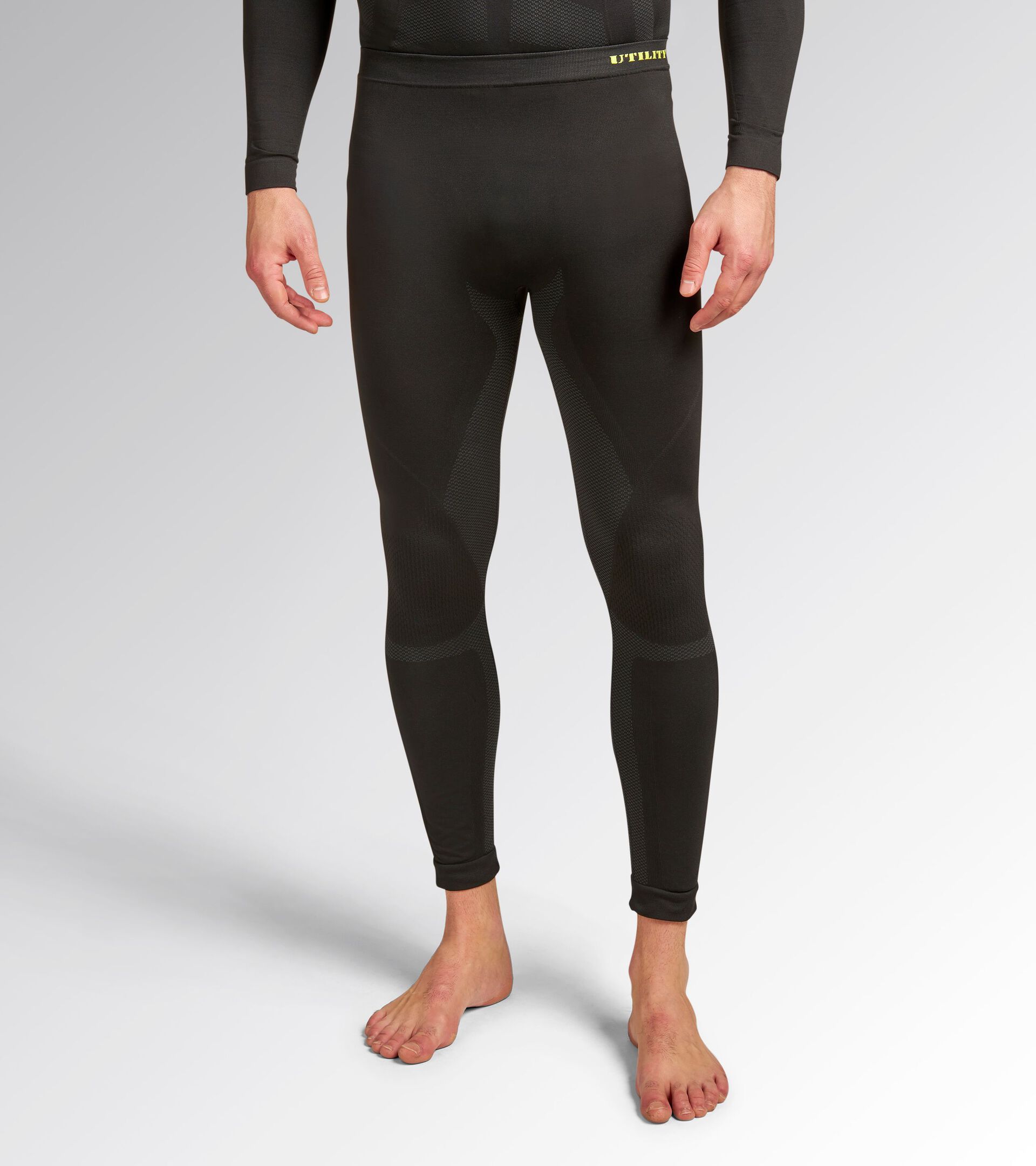 Underwear - Seamless trousers PANT SEAMLESS EVO BLACK - Utility