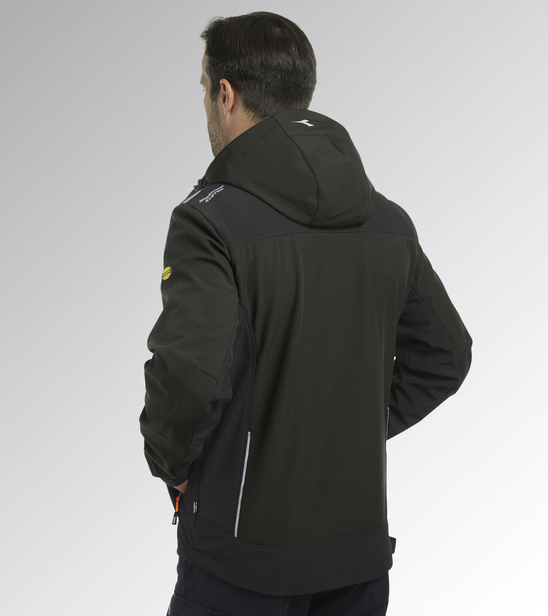 Chaqueta de trabajo SOFTSHELL CARBON TECH GRIS ASFALTO - Utility