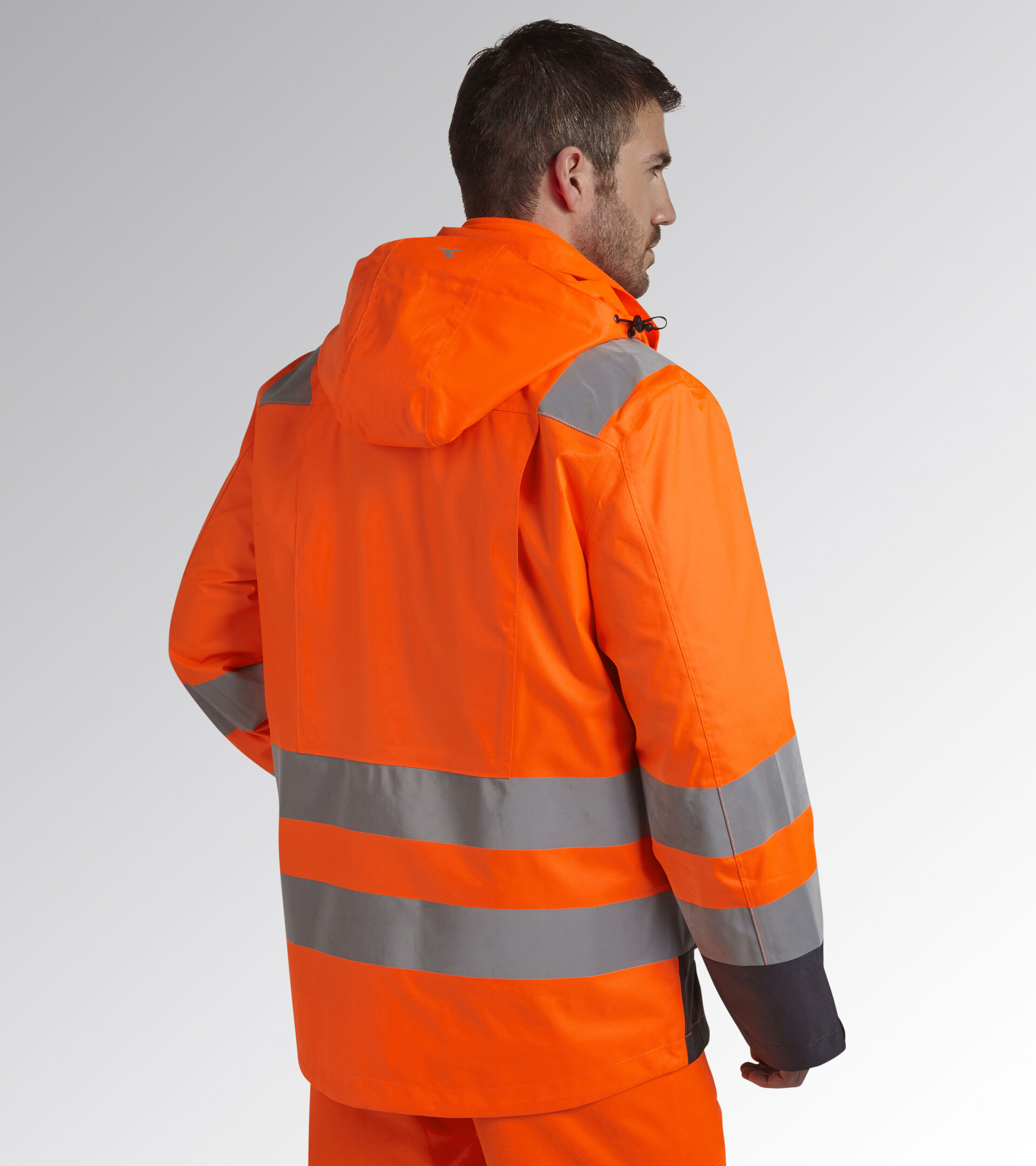 HV JACKET ISO 20471 EXTERNAL SHELL, FLUORESCENT ORANGE ISO20471, hi-res