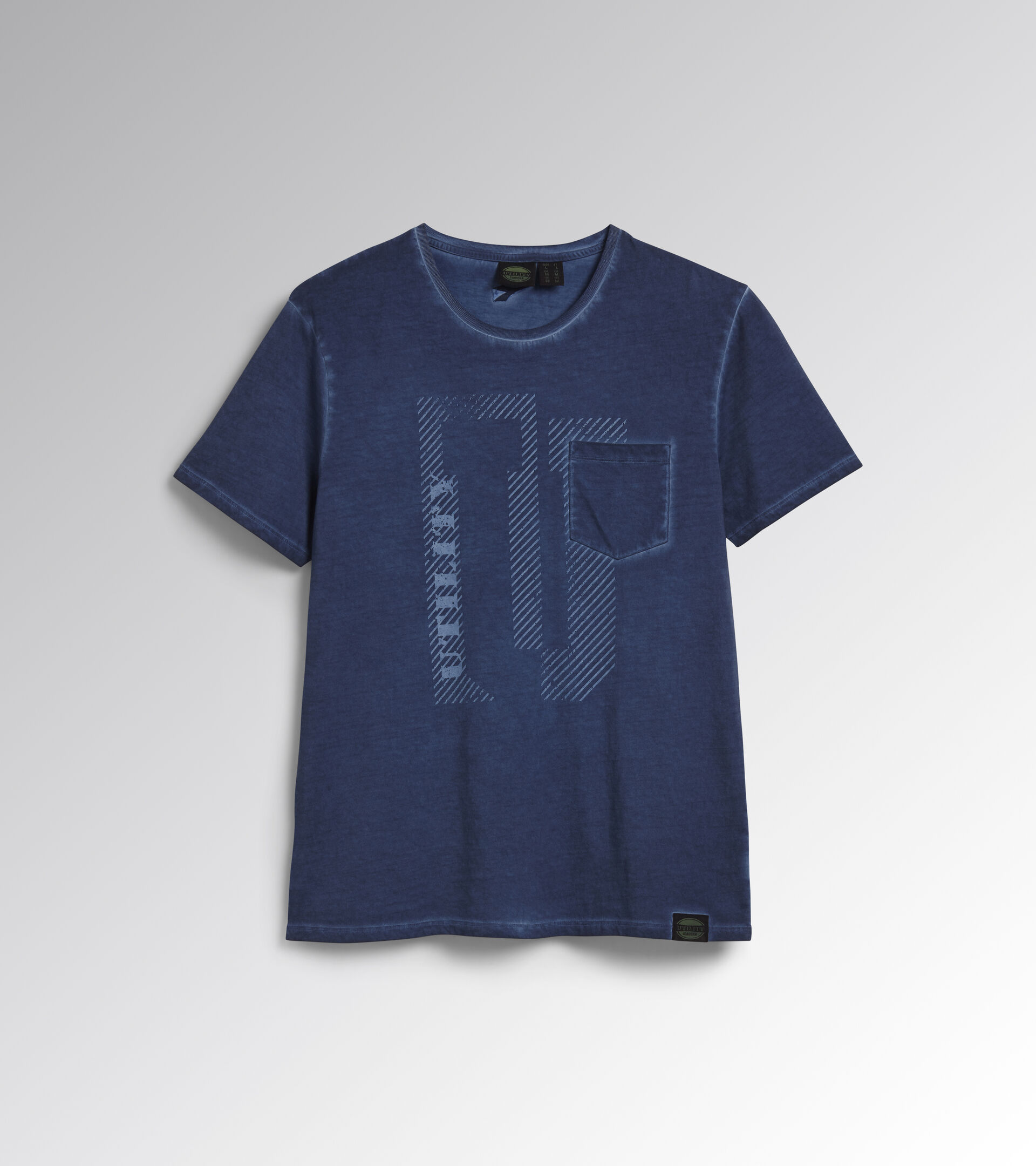 T-shirt manche courte de travail T-SHIRT URBAN BLEU INFINI - Utility