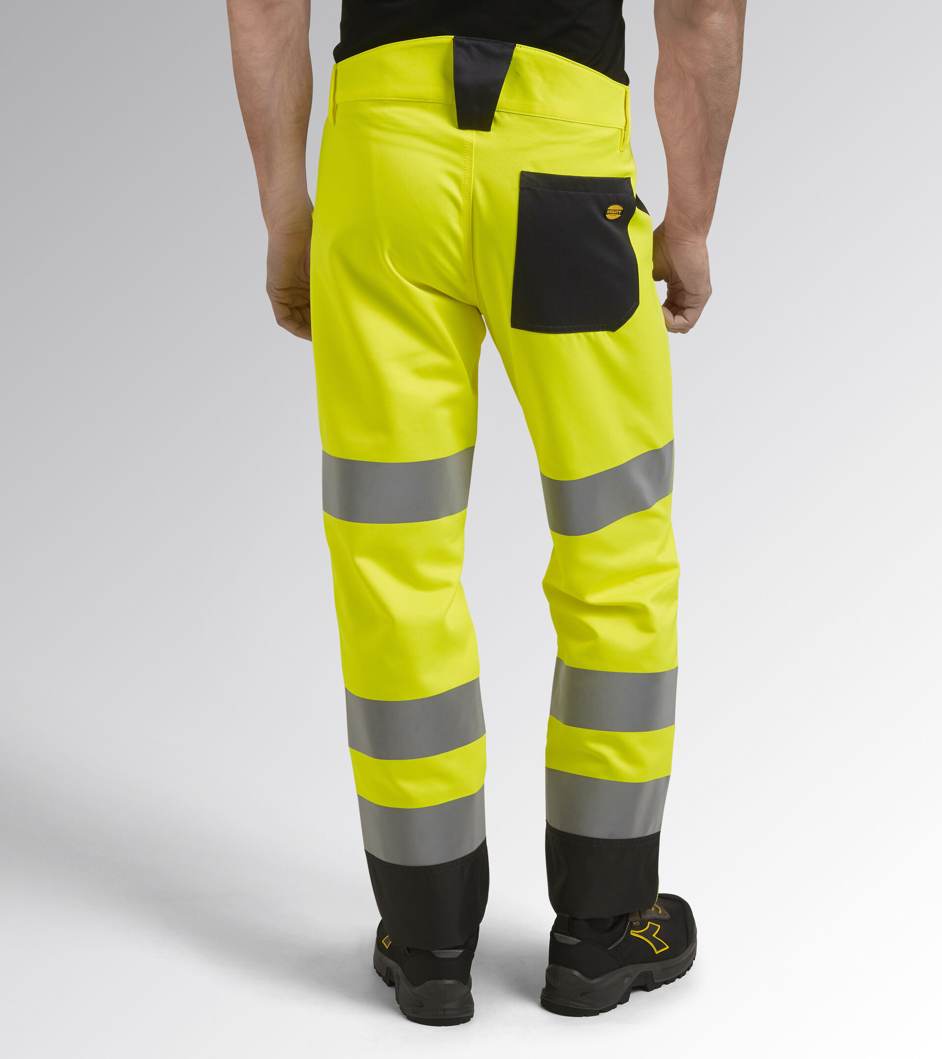 PANT HV EN 20471:2013 2, FLUORESCENT YELLOW ISO20471, hi-res