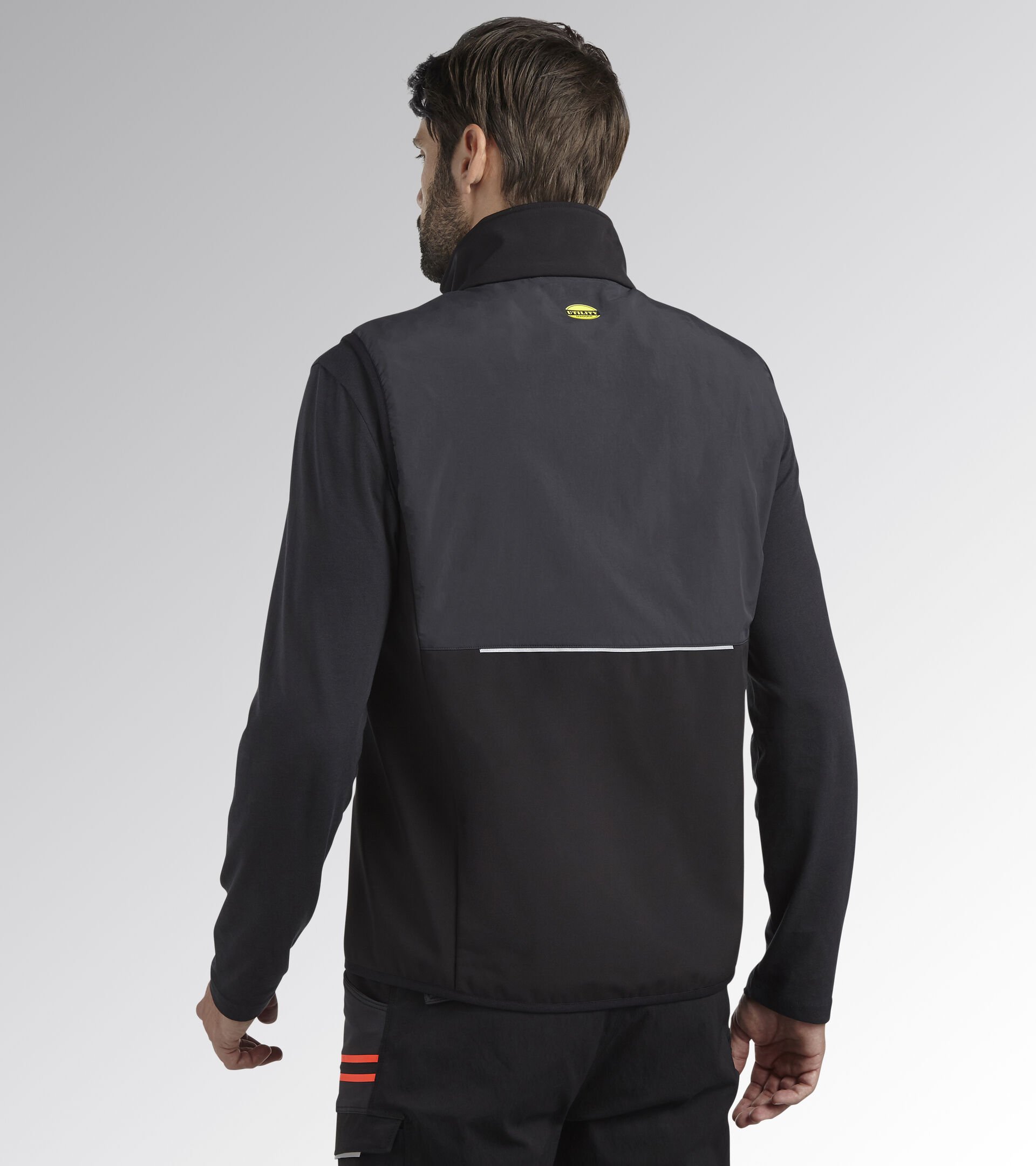 Chaleco de trabajo VEST SOFTSHELL HYBRID NEGRO/ESPECTRO - Utility