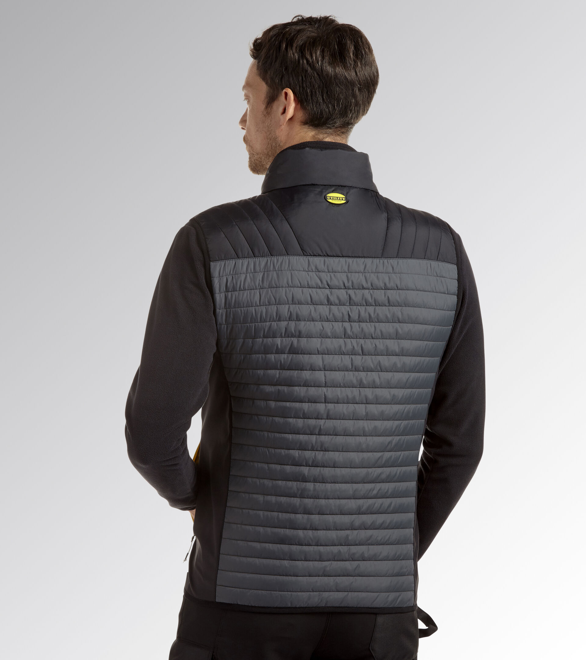 Chaleco de trabajo LIGHT VEST COLOR BLOCK NGR/VRDE BOSQUE NOCHE/AMRLLO - Utility