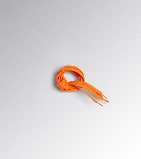 Laces for Utility shoes FLAT LACES THERMO 140 ORANGE FLUO 811 C - Utility